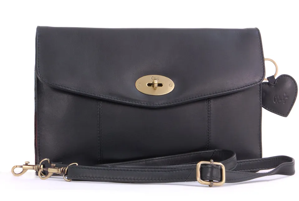 Gigi Othello Collection 8757G pochette nera in pelle