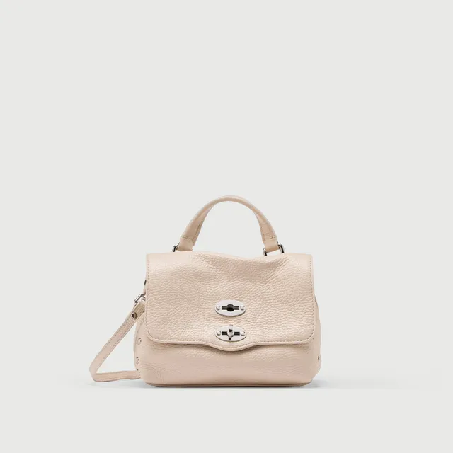 Zanellato Postina® Baby borsa bianca in pelle martellata