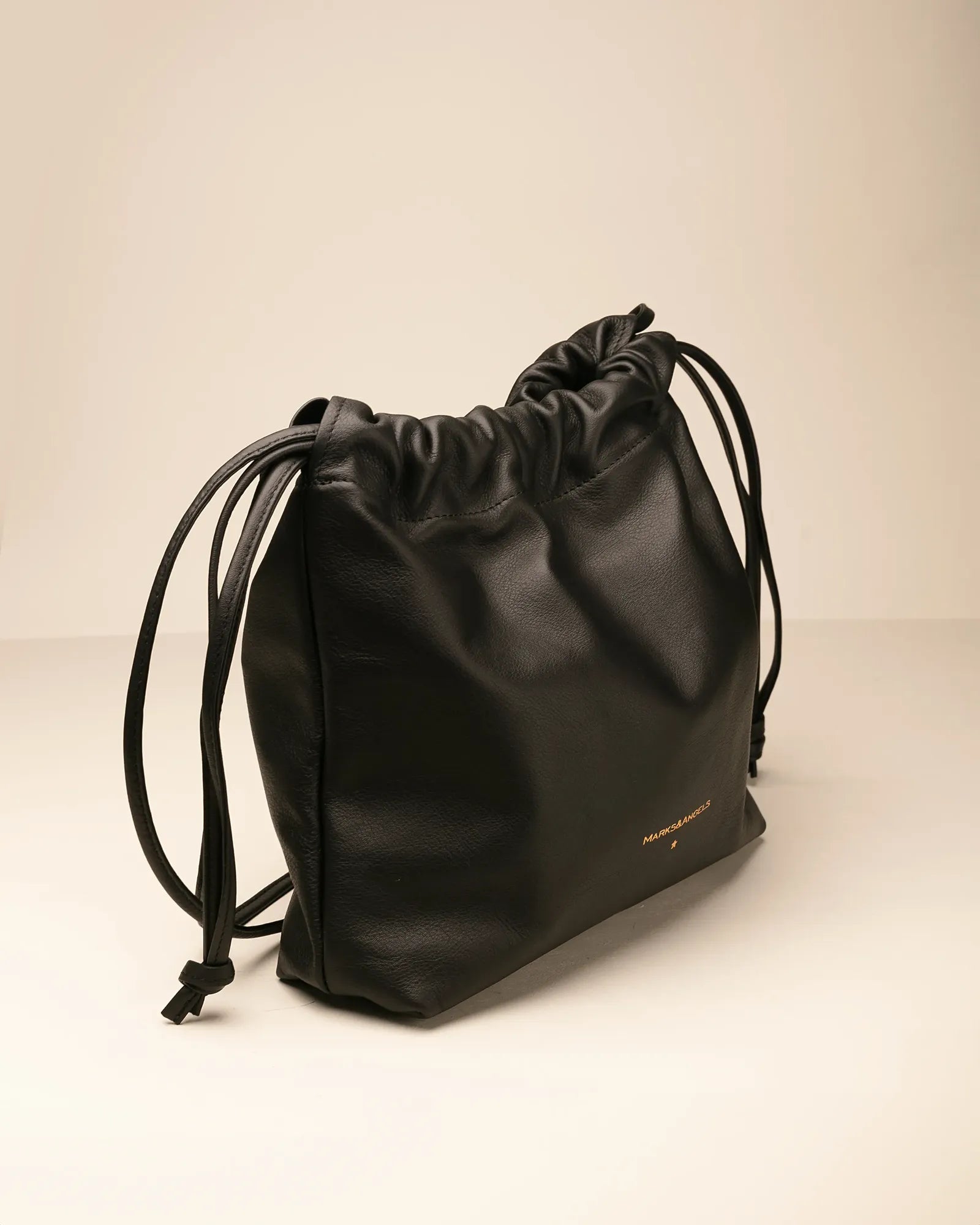 Marks&Angels Borse a Spalla Mini Sabri New Nero borsa in pelle