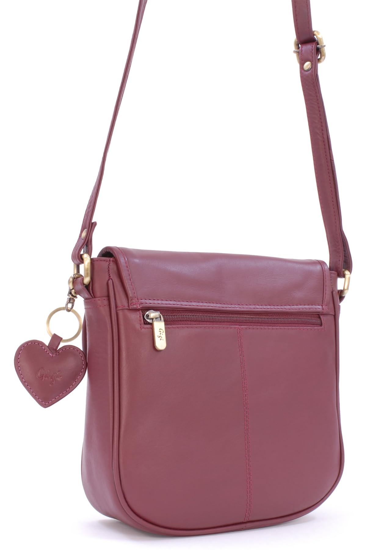 Gigi Othello Collection 8755T borsa a sella in pelle con tracolla regolabile