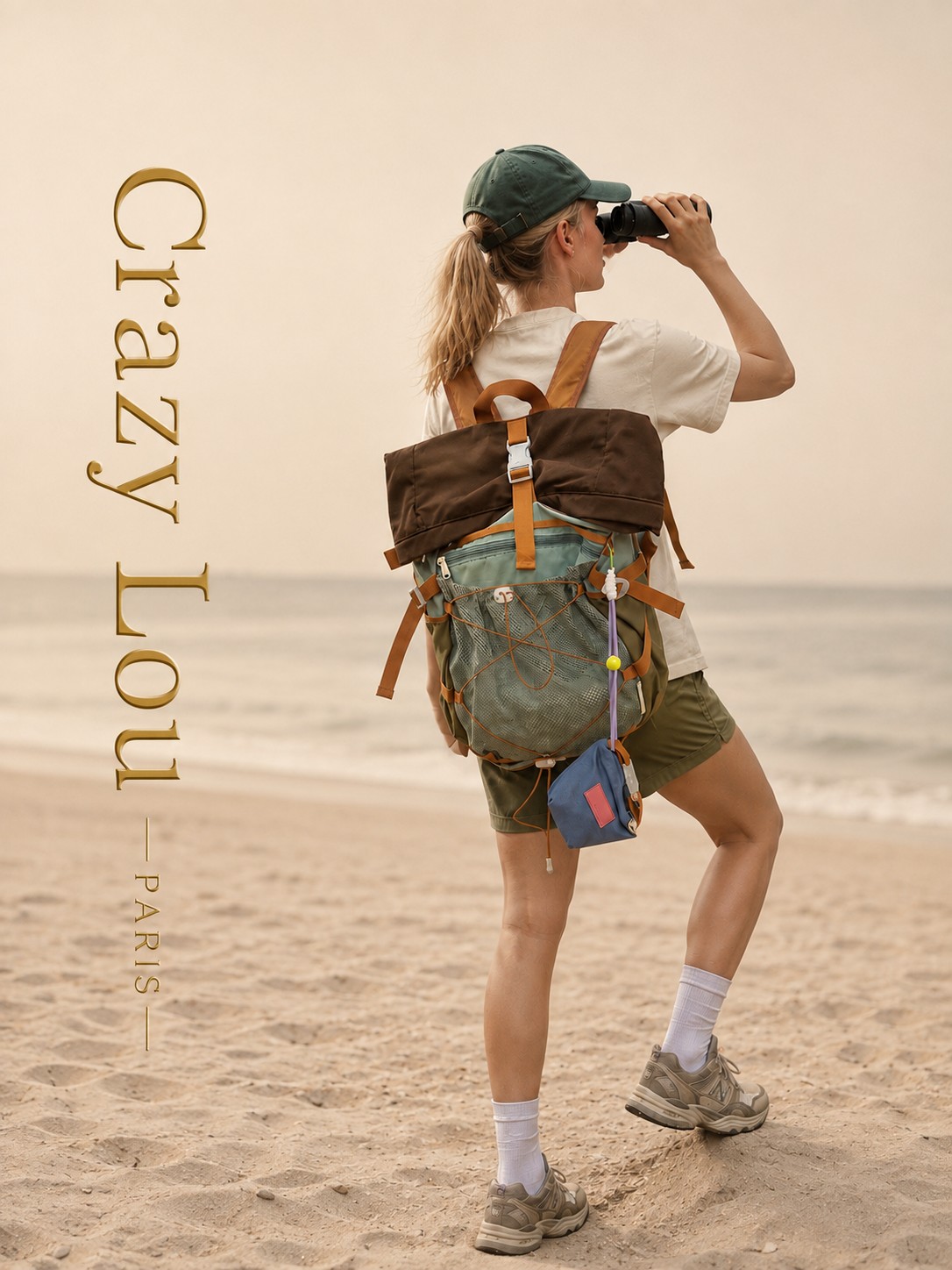 Crazy Lou Sac en tissus 7438 zaino in nylon