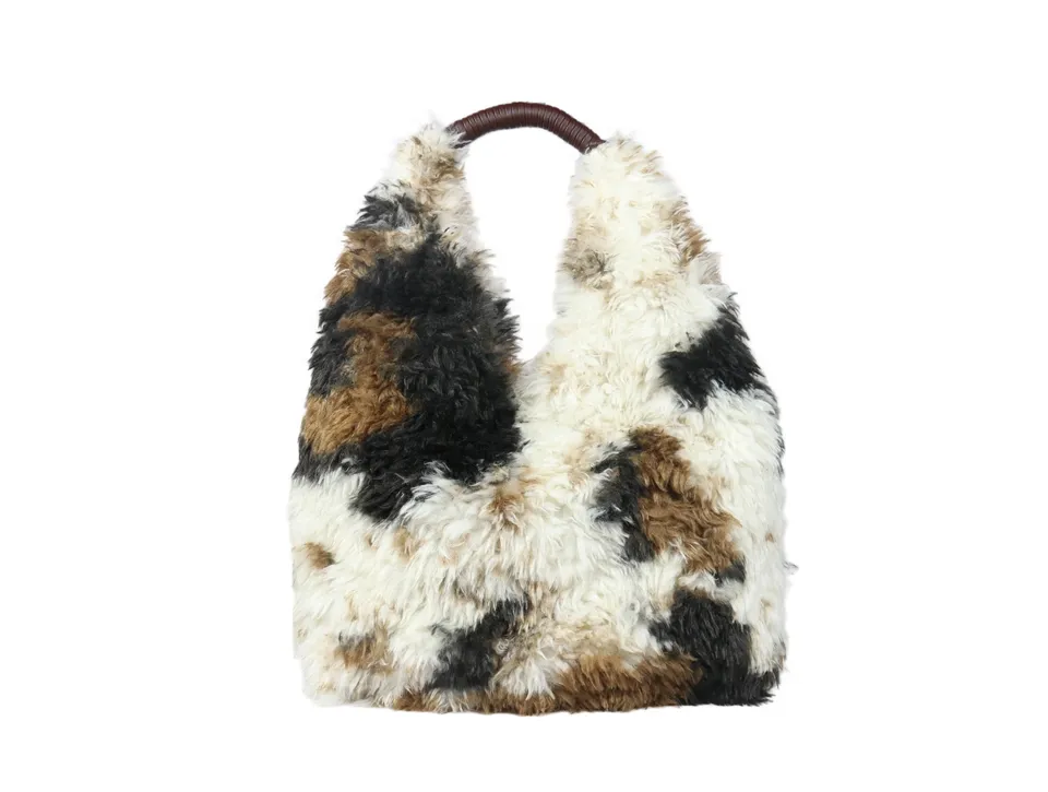 Crazy Lou Sac en tissus 7416 borsa in pelliccia sintetica