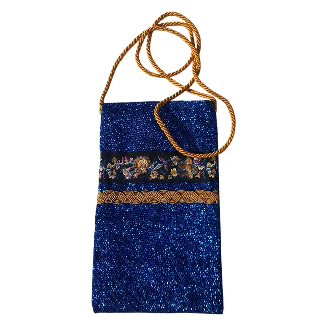 Borseggi Tibetane Tibetana Preziosa Stars Night borsa a tracolla