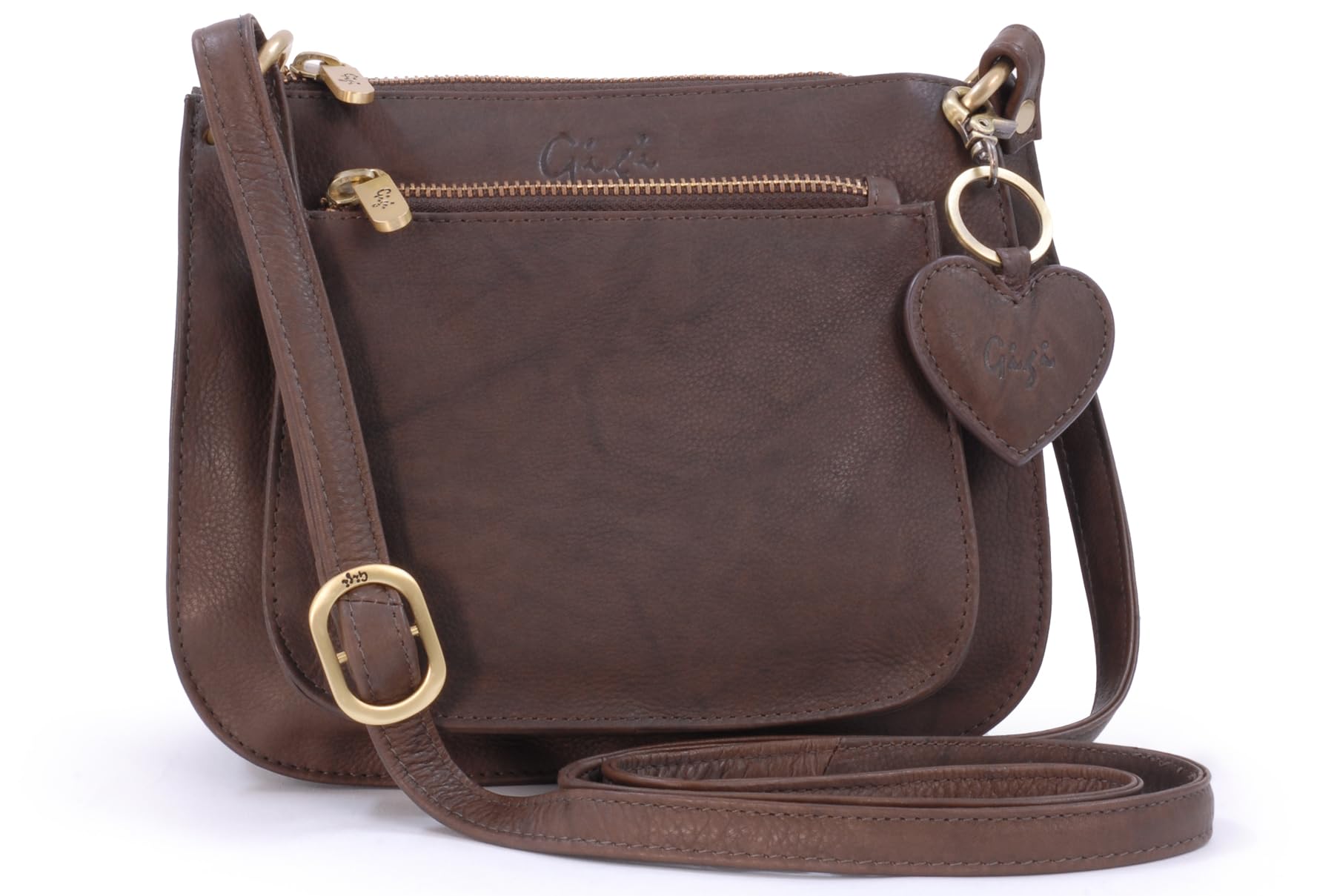 Gigi Othello Collection 9975 borsa a tracolla bianca in pelle