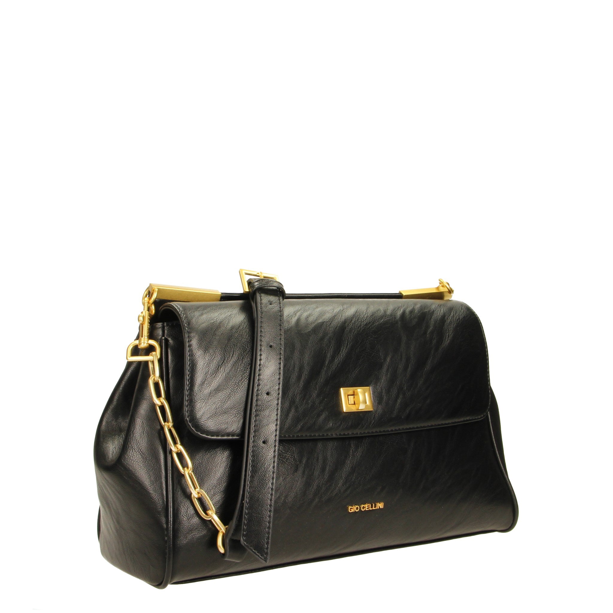 Gio Cellini BORSE maxi bag rossa in ecopelle con tracolla 35x20x9