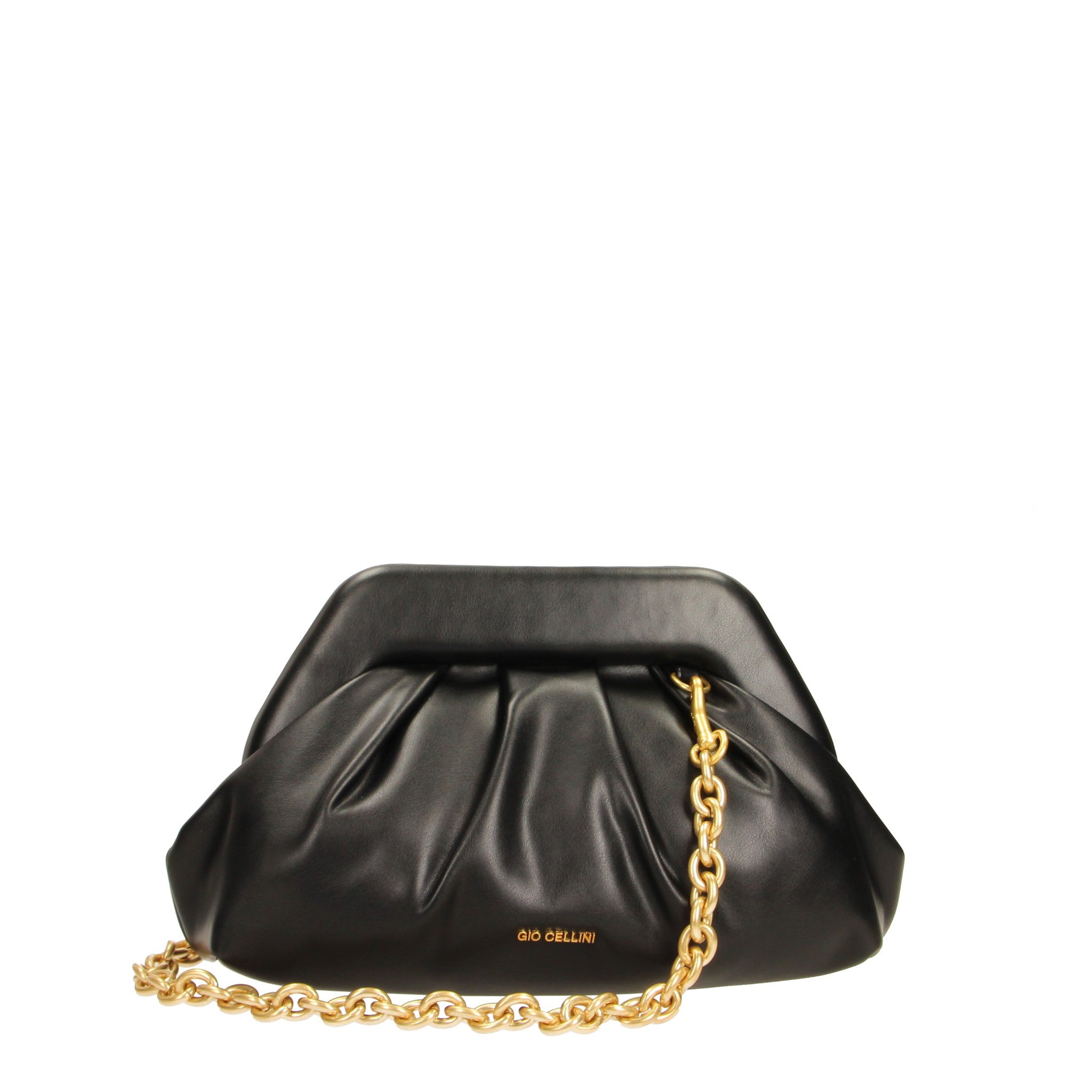 Gio Cellini MINI BAGS CLUTCH clutch grigia 31x19x10 cm in ecocamoscio