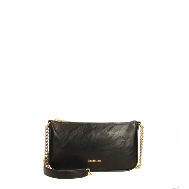 Gio Cellini BORSE Pochette pochette nera effetto vintage