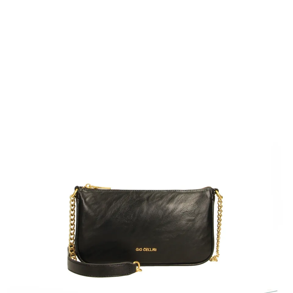 Gio Cellini BORSE Pochette pochette nera effetto vintage