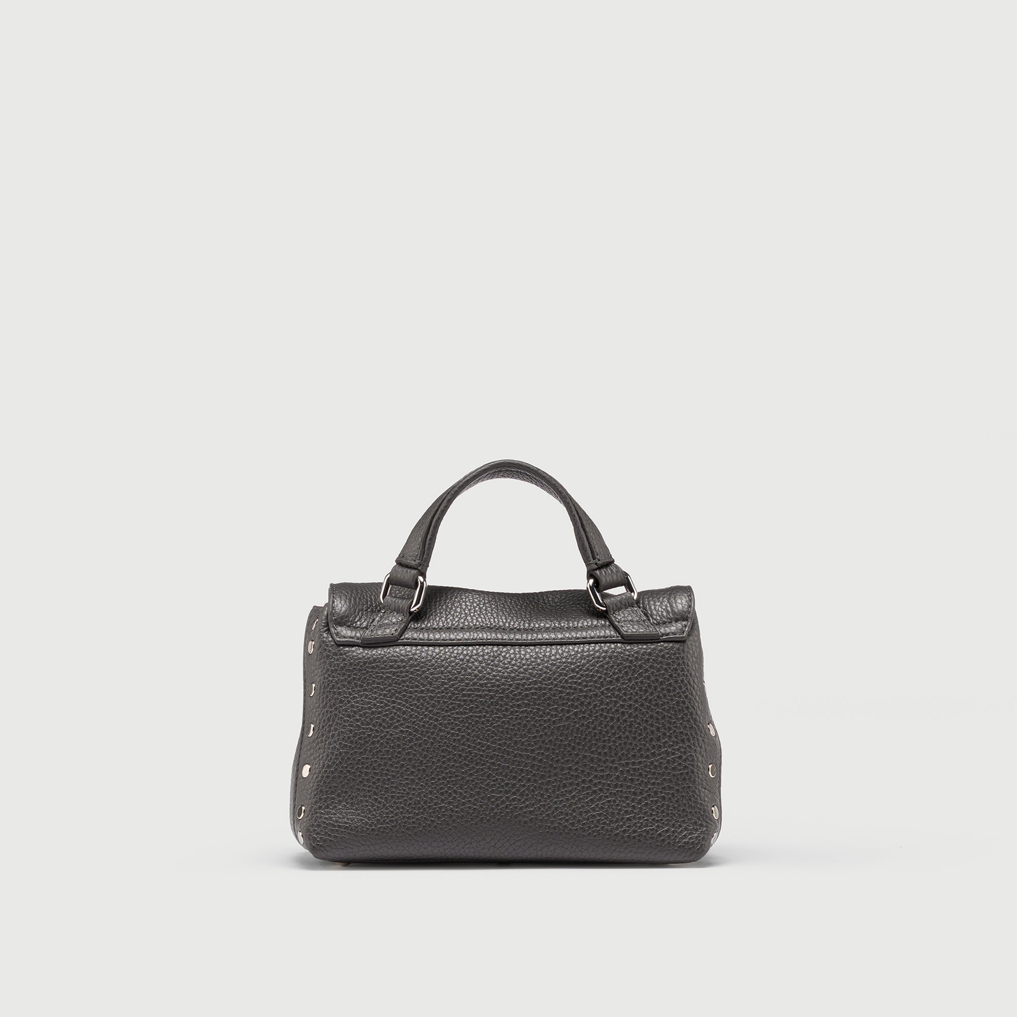 Zanellato Postina® Baby borsa grigia in pelle martellata