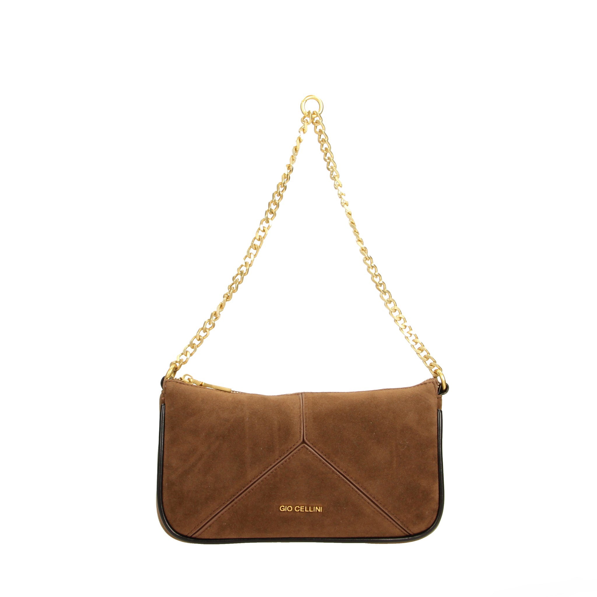 Gio Cellini BORSE Pochette pochette marrone in eco-camoscio