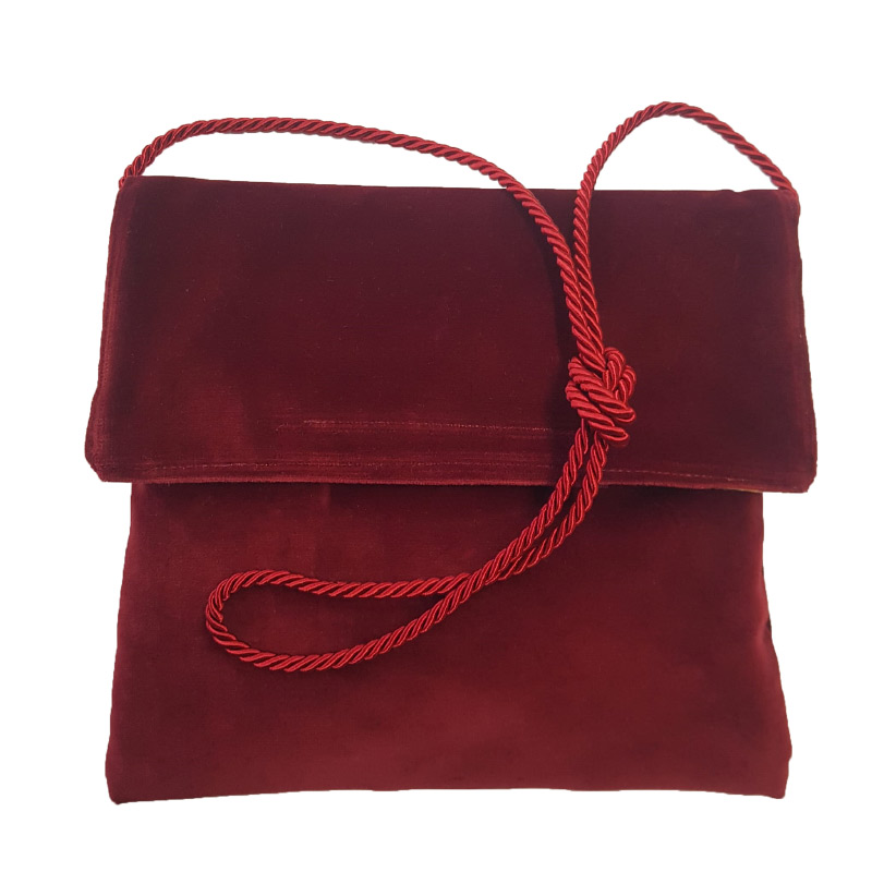 Borseggi Tibetane Postina 25×25 borsa a tracolla in velluto