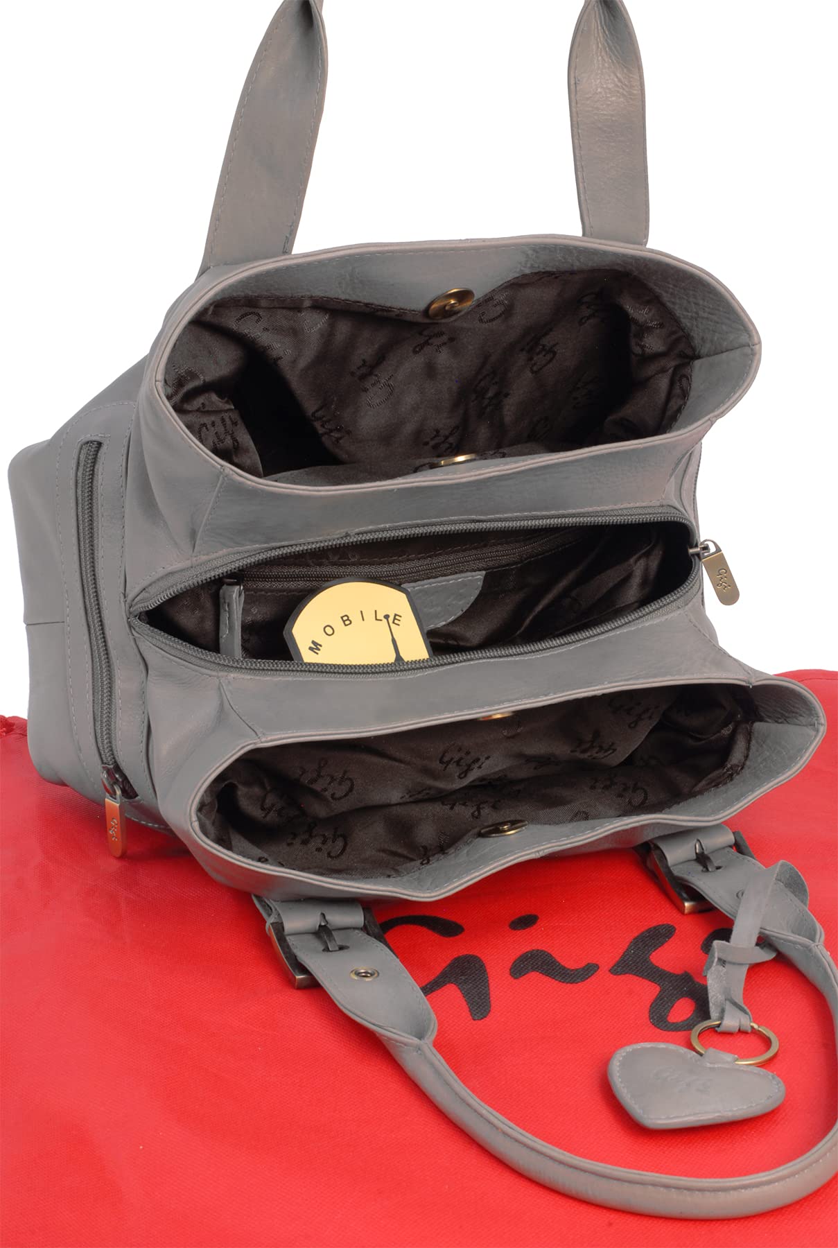 Gigi Othello Collection 6165 borsa tote in pelle multitasche