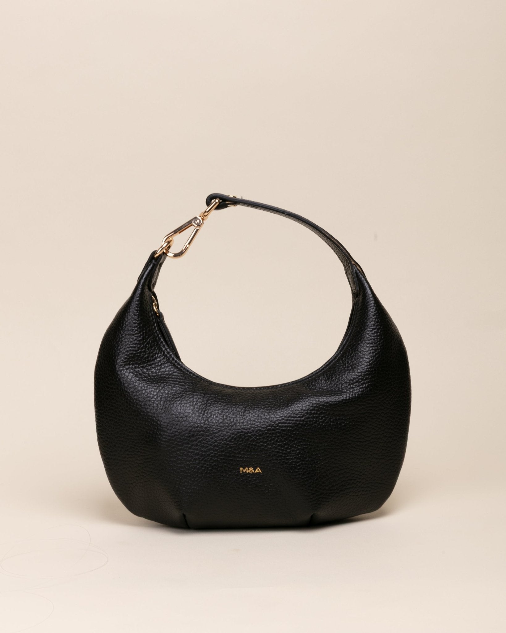Marks&Angels Mini Vicky Nero borsa hobo in pelle Dollarino