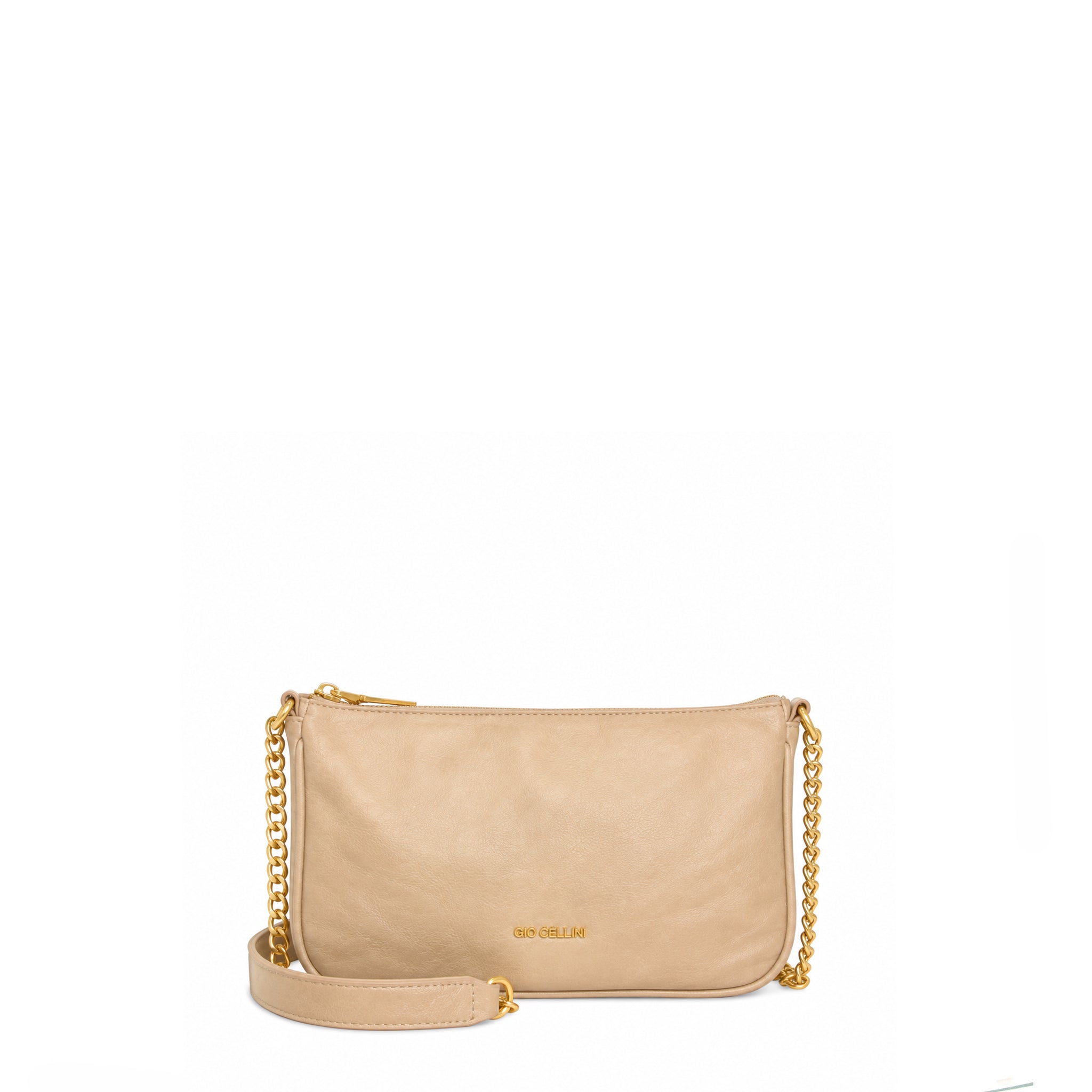 Gio Cellini BORSE pochette rossa in ecopelle con impunture 25x13x5