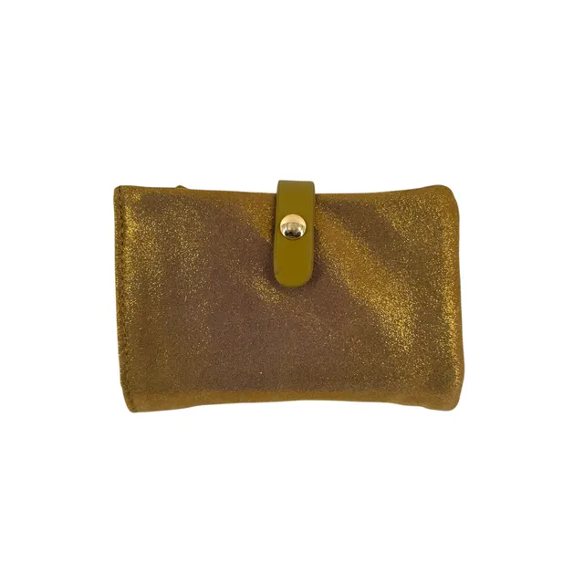 Crazy Lou Porte feuille en cuir 6788 portafoglio in pelle scamosciata glitter
