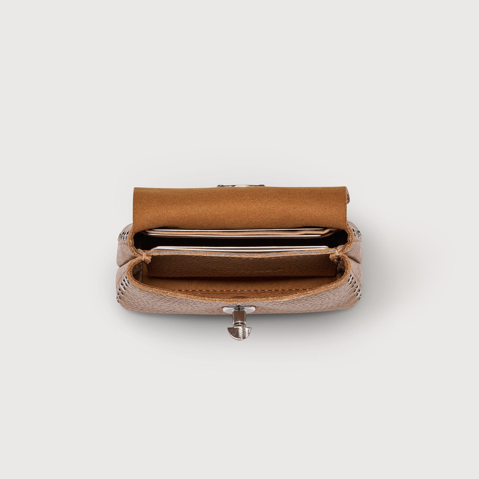 Zanellato Postina® Wallet portafoglio mini in pelle martellata