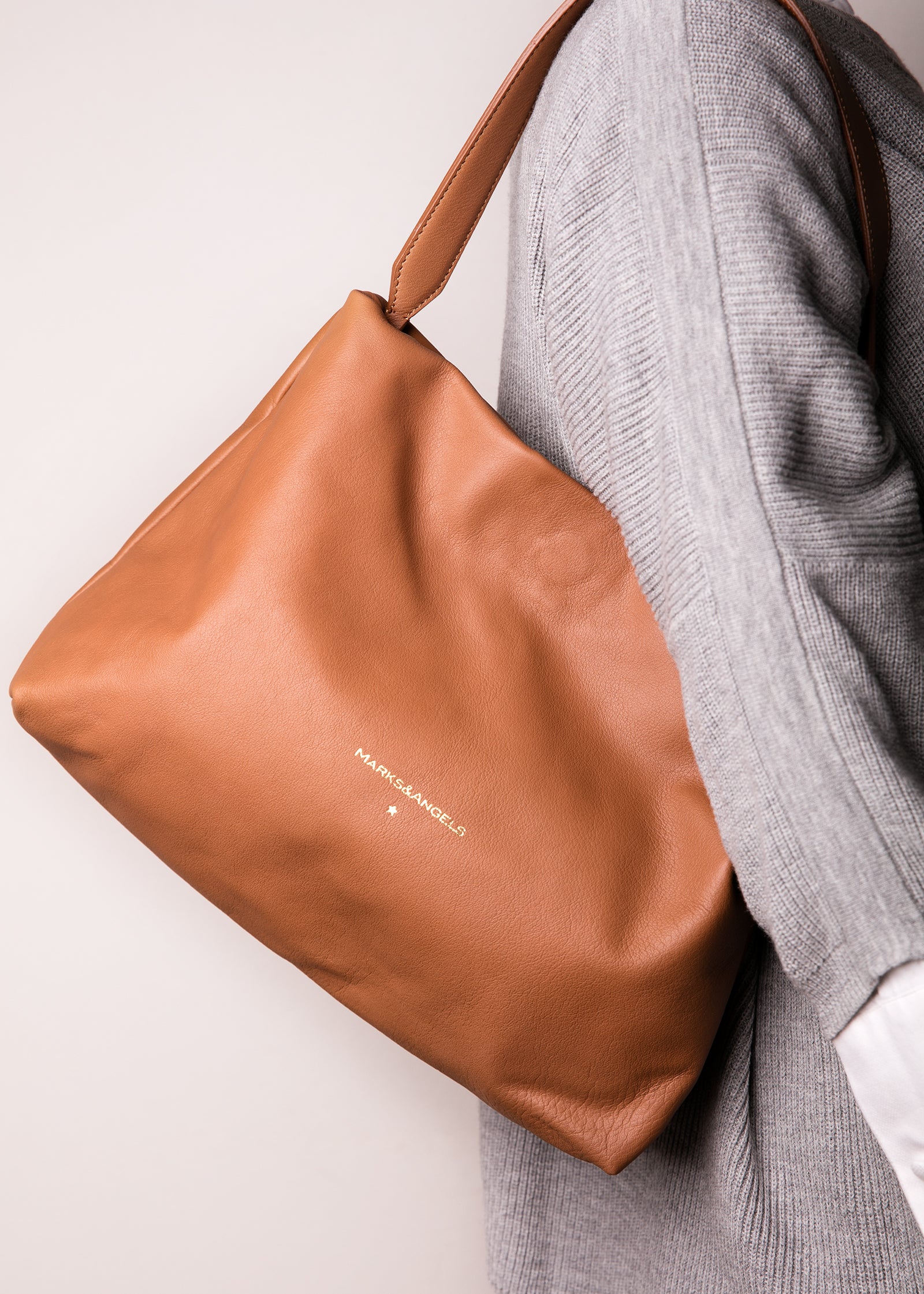 Marks&Angels Borse a Tracolla Michela Cuoio borsa a spalla in pelle