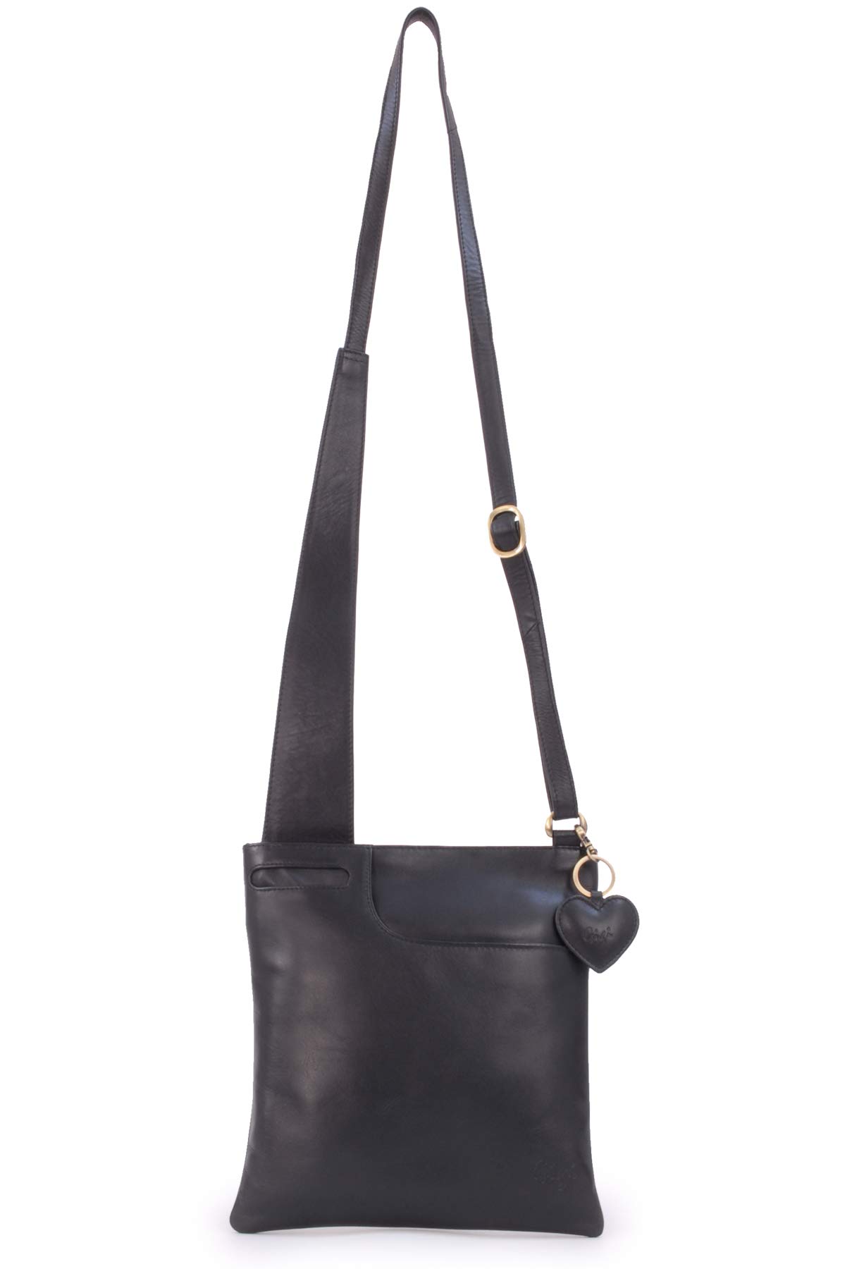 Gigi Othello Collection 2057 borsa a tracolla nera in pelle