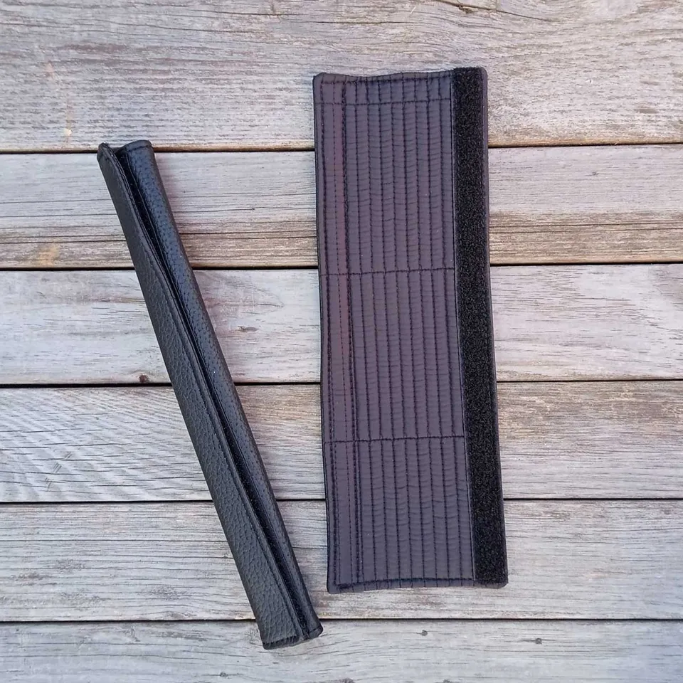 Ricicli Design Borse Spallacci per zaino neri universali per tracolla da 3 cm