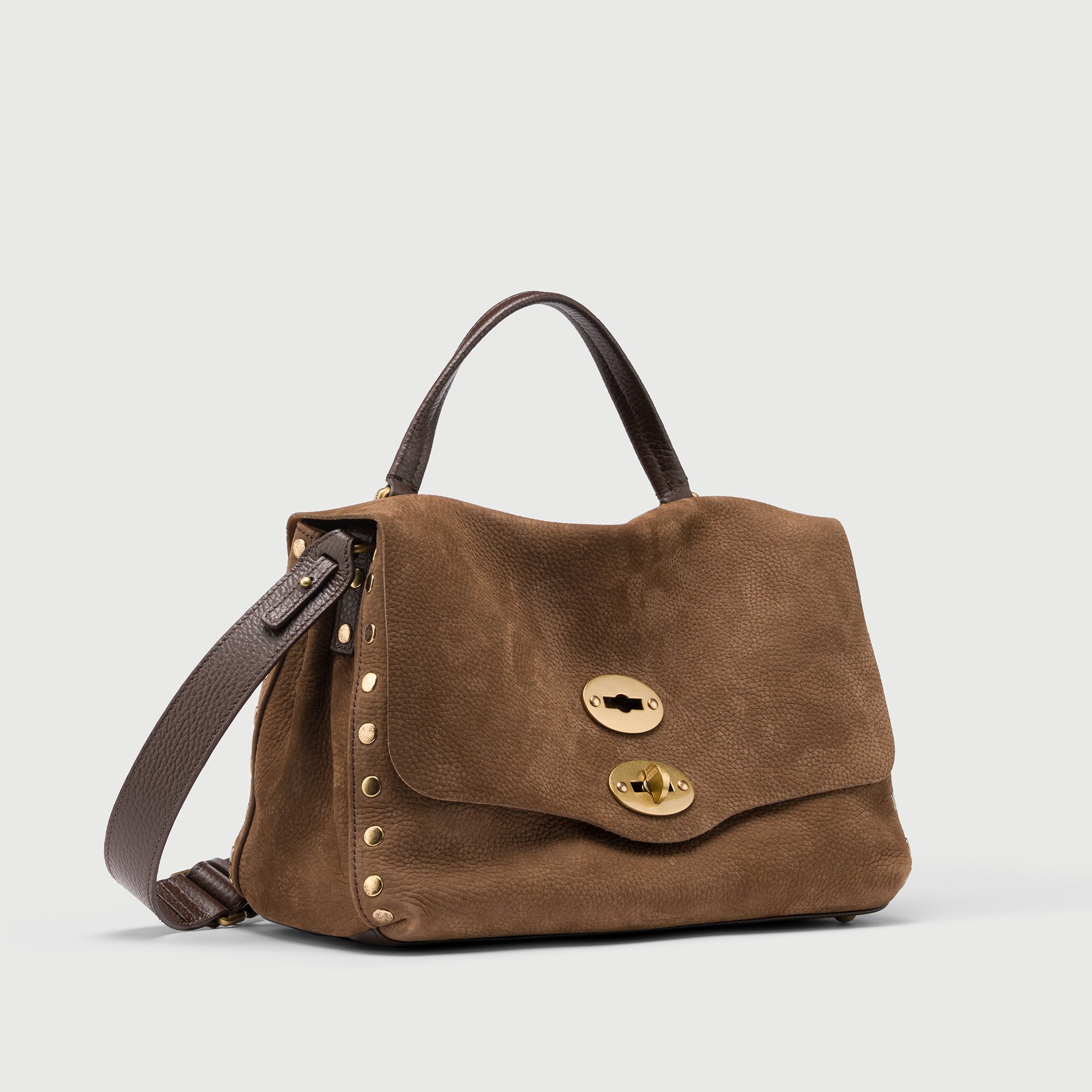 Zanellato Postina® S borsa marrone Tartufo di Norcia nabuk