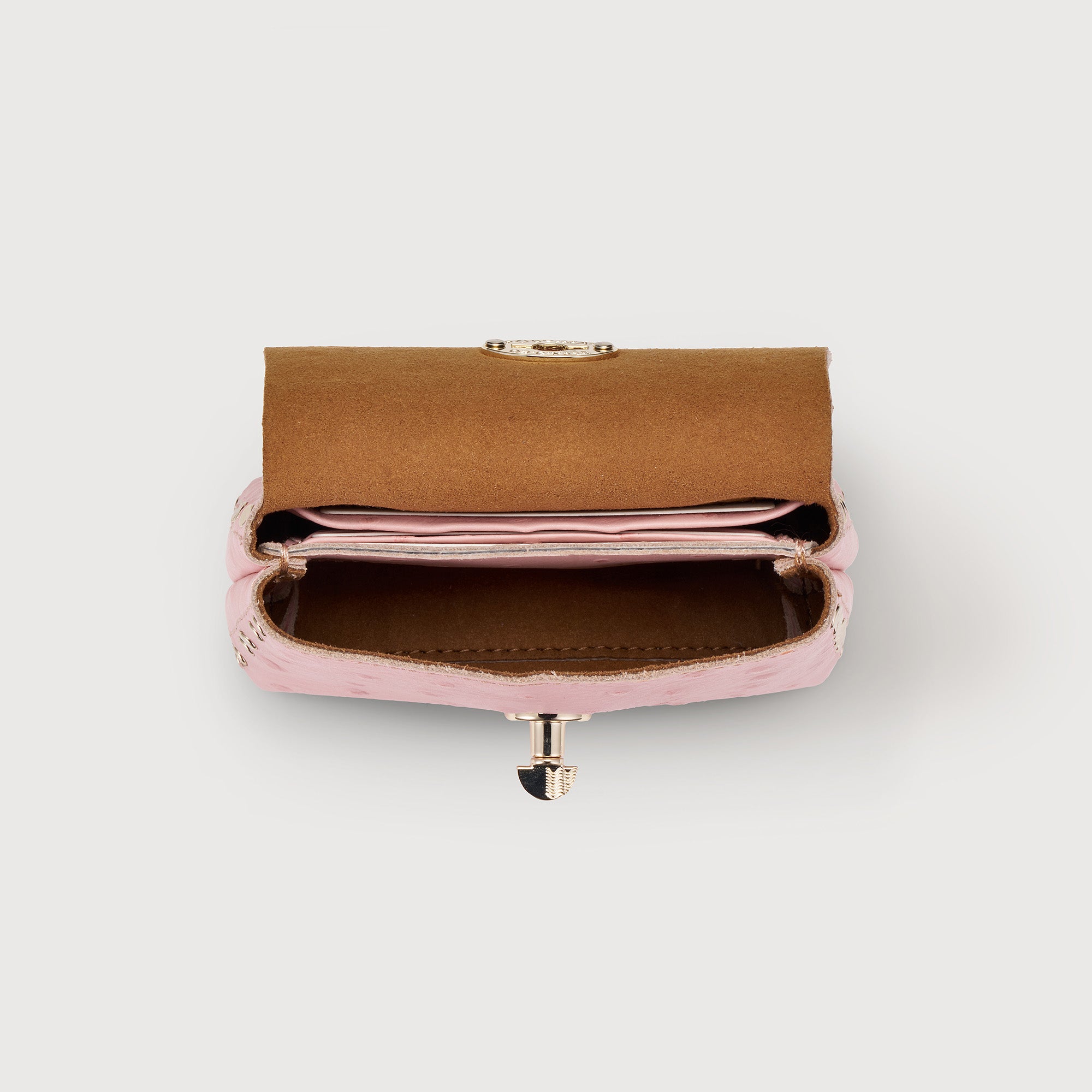 Zanellato Postina® Wallet portafoglio MINI rosa in pelle stampata