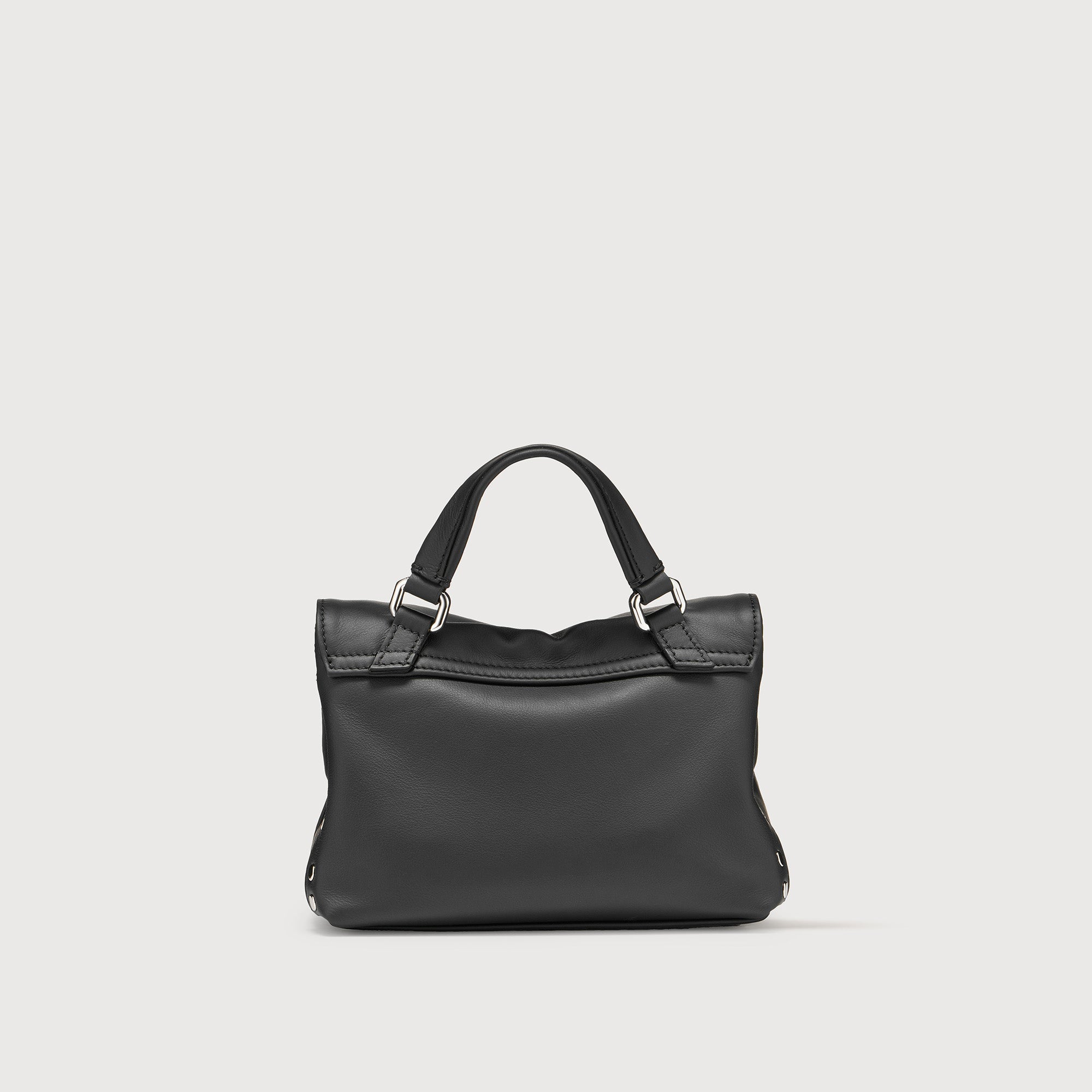 Zanellato Postina® BABY borsa nera pelle liscia