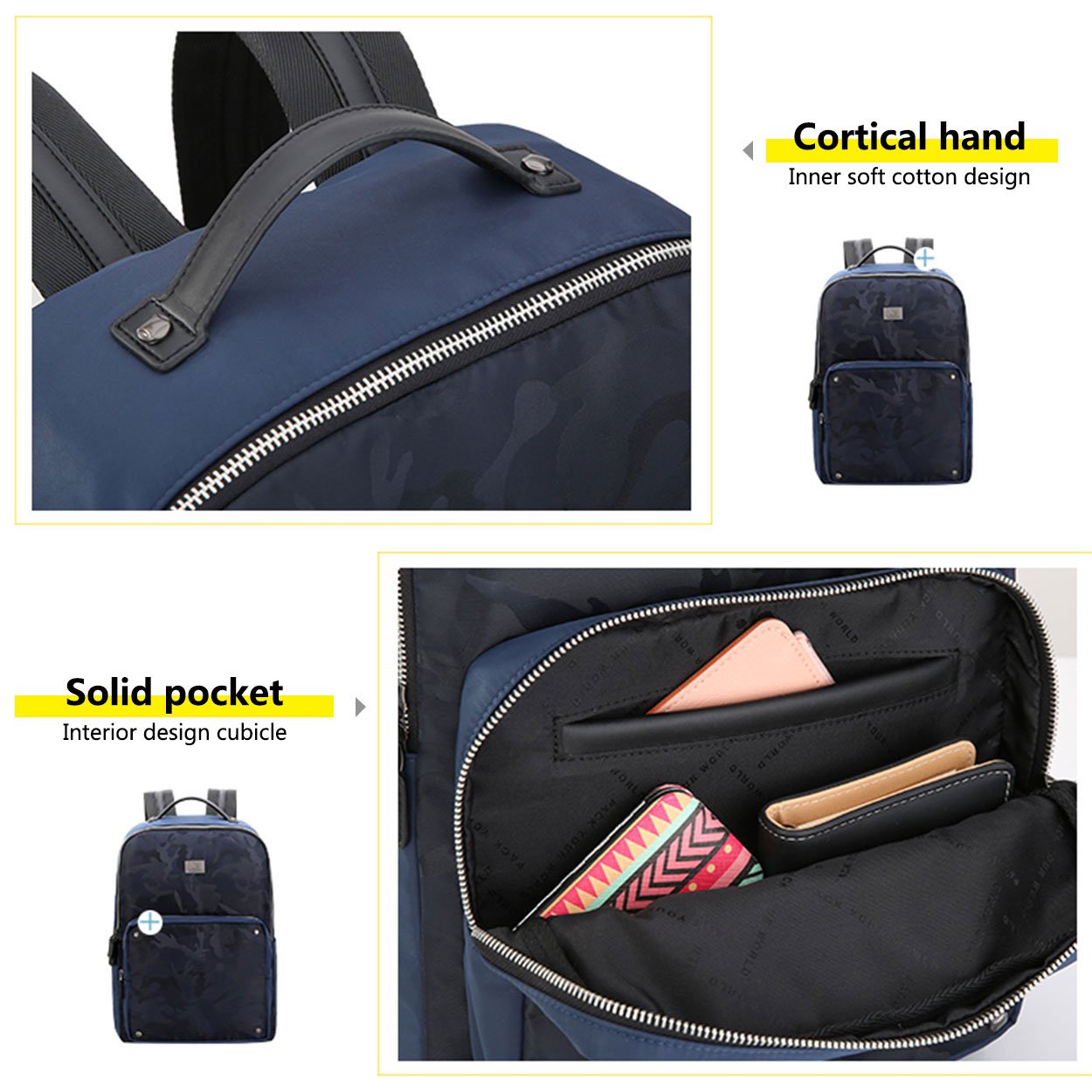 OIWAS Backpacks zaino casual uomo