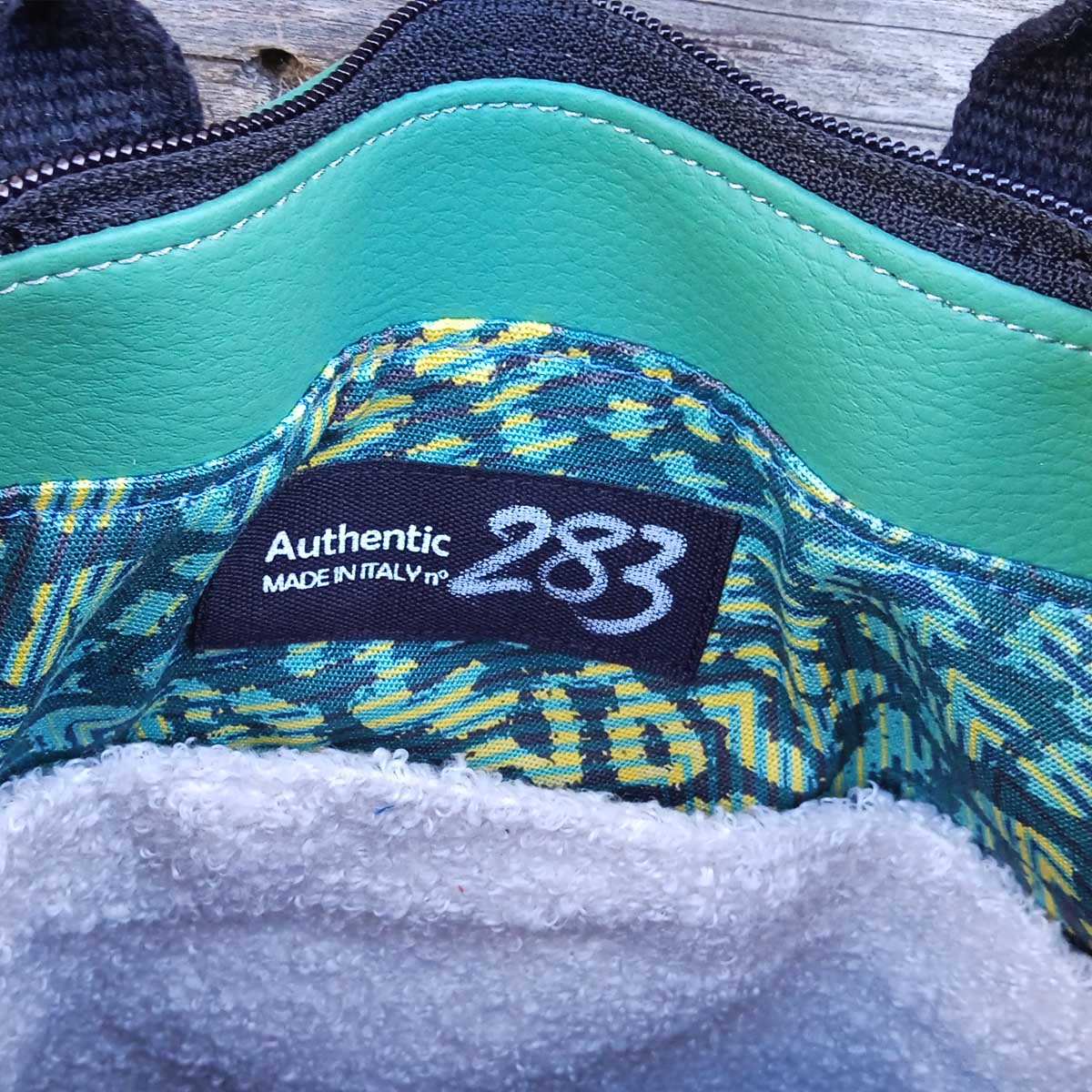 Ricicli Design Borse Borsa Zaino Cinno n°02 verde