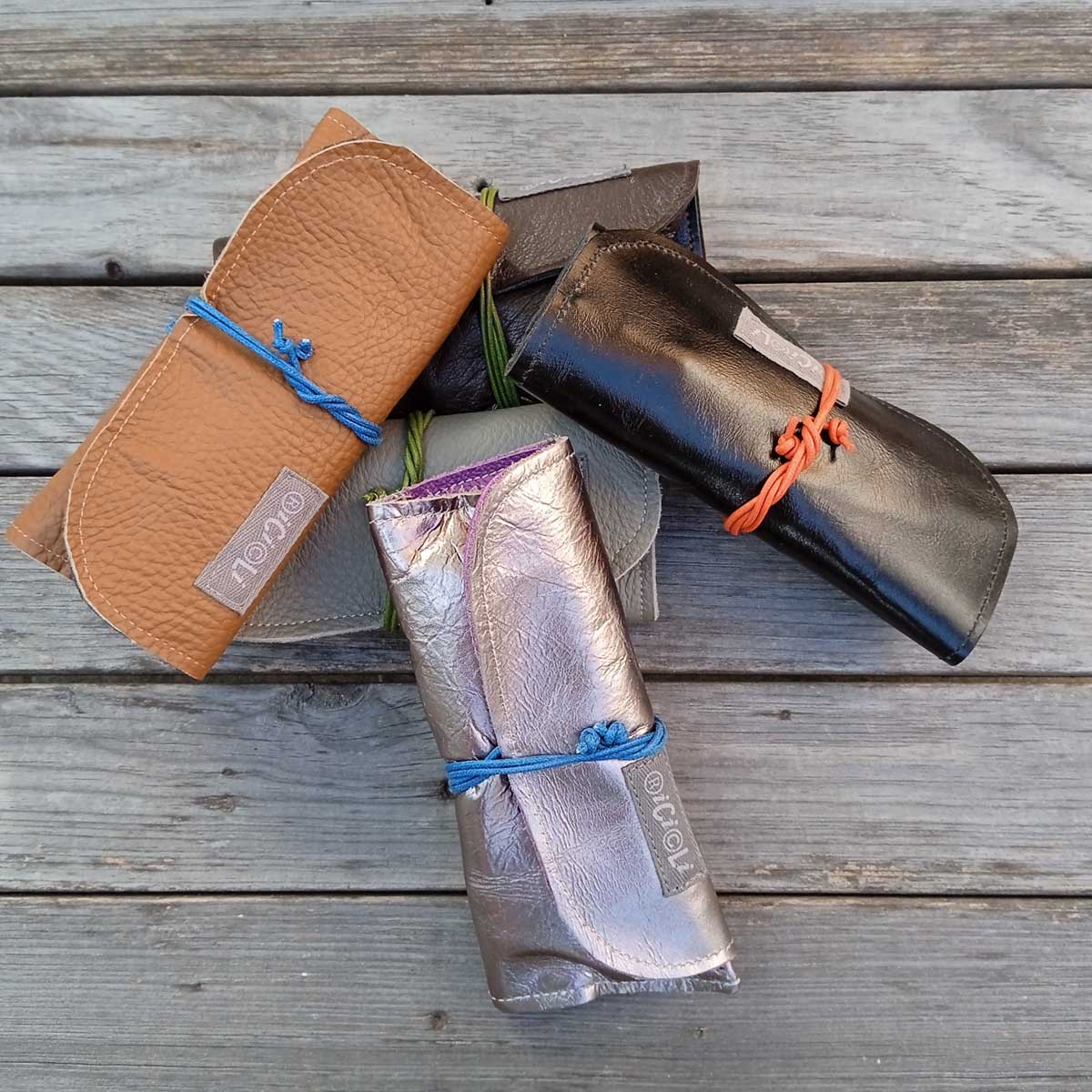 Ricicli Design Accessori Porta tabacco n°05 in pelle recuperata