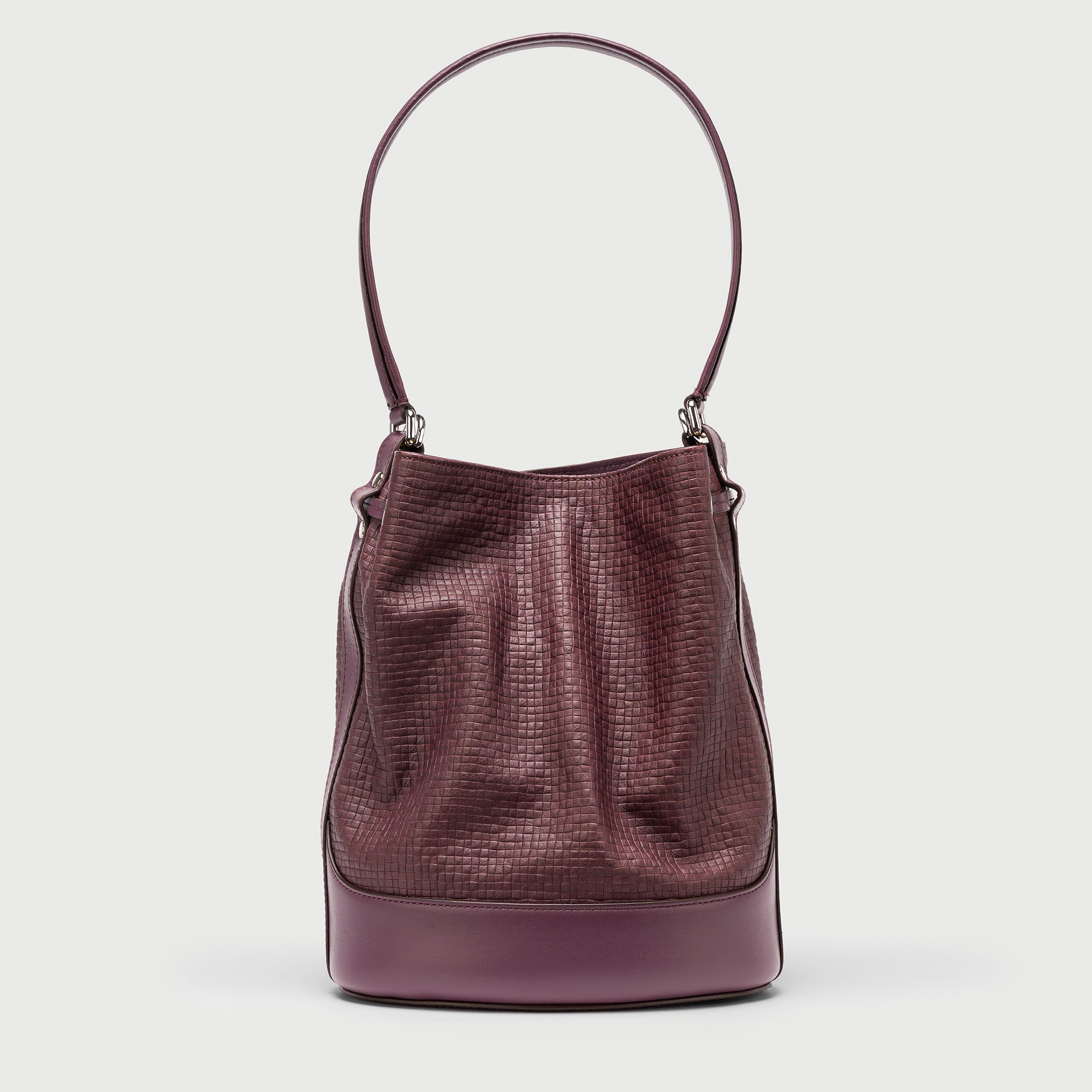 Zanellato Mondà® S borsa rossa in pelle stampata intreccio