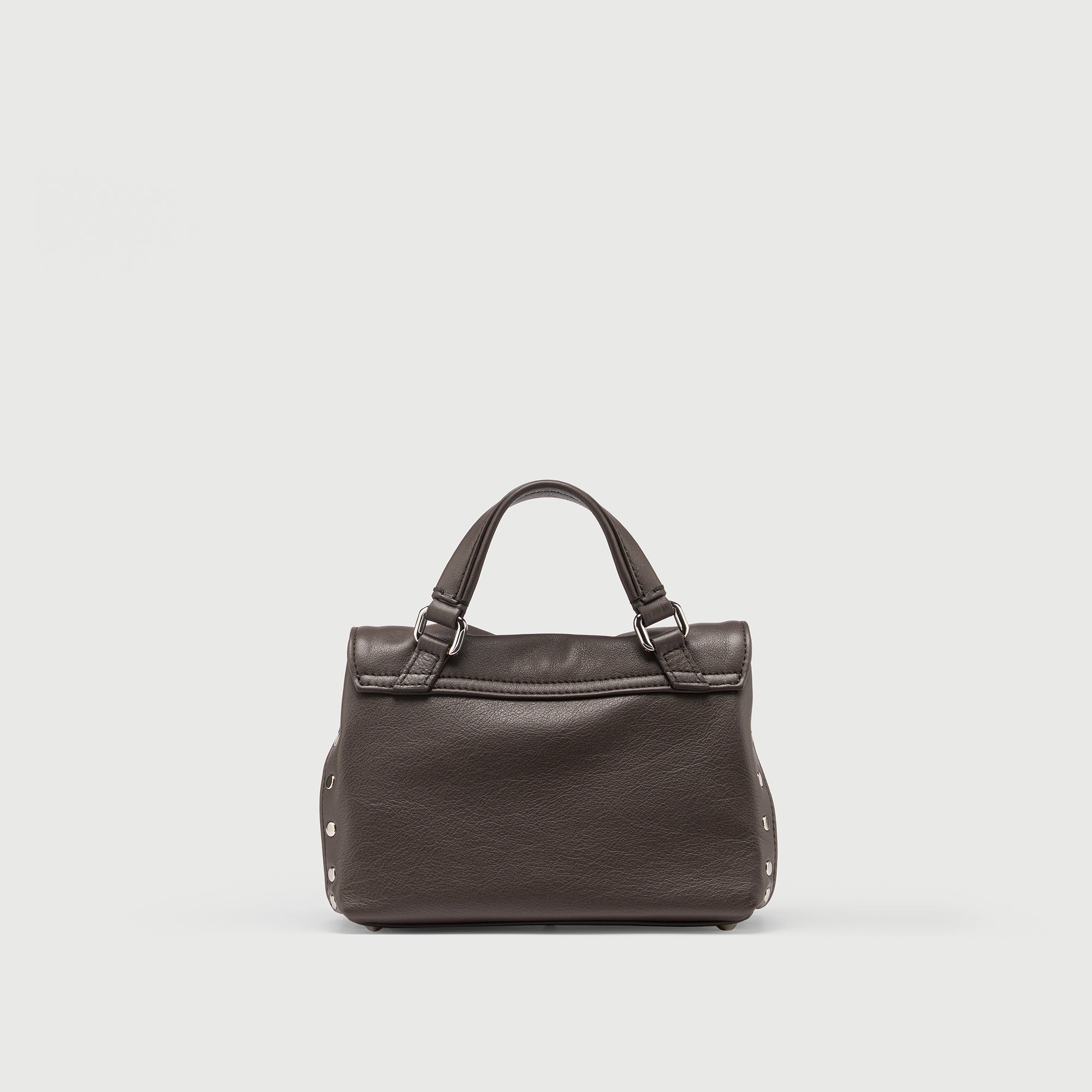 Zanellato Postina® BABY borsa a mano e tracolla marrone Marengo pelle liscia