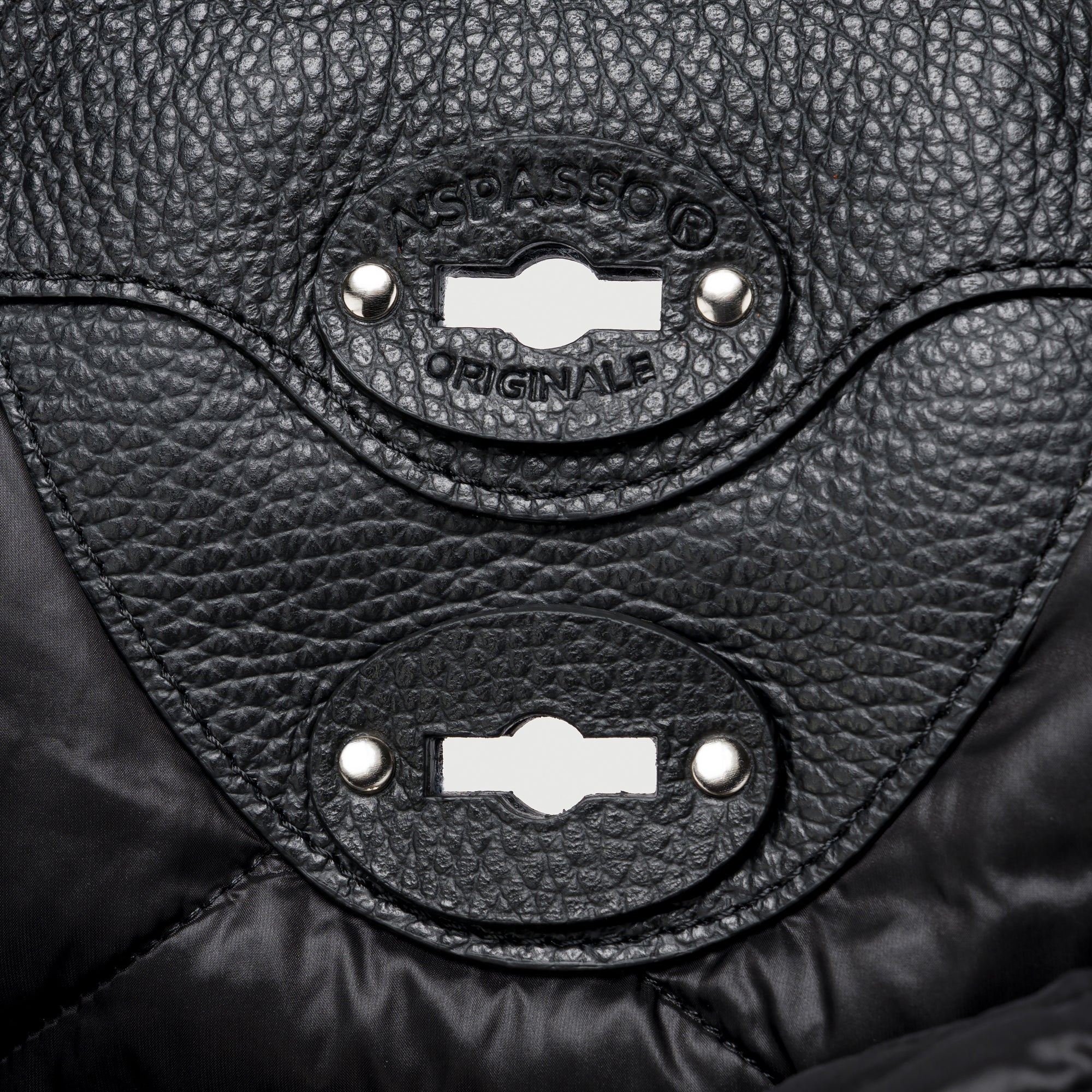 Zanellato A' Spasso® M borsa nera in tessuto leggero