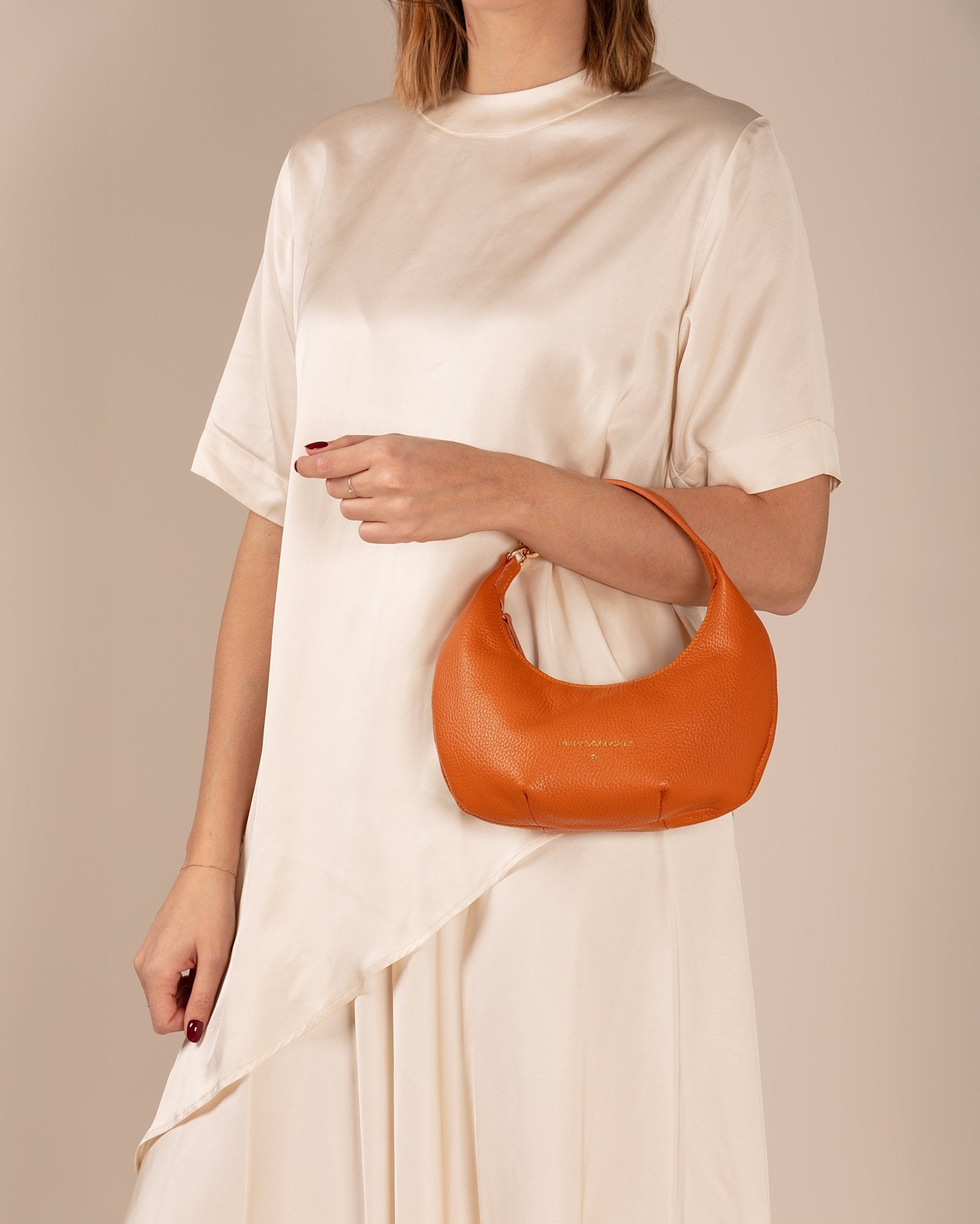 Marks&Angels Borse a Spalla Mini Vicky Marigold borsa a spalla pelle martellata