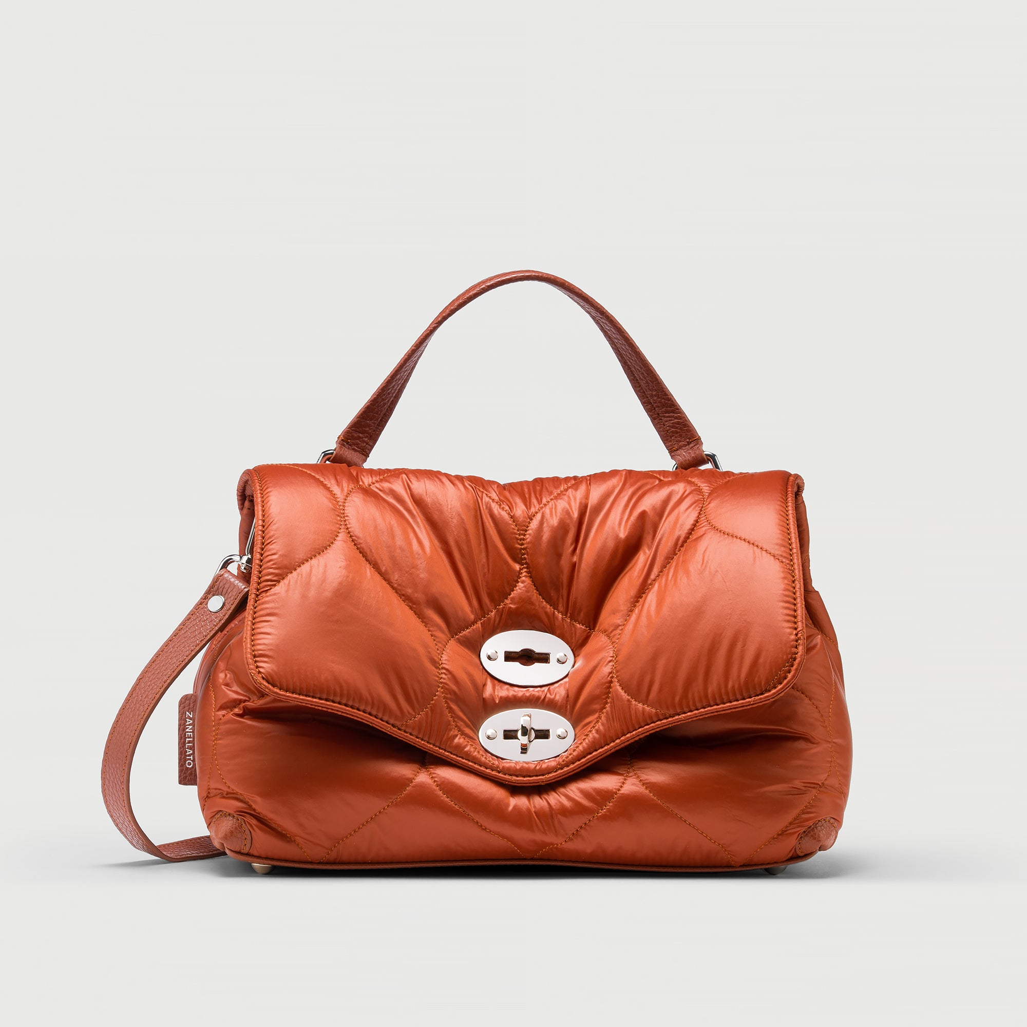 Zanellato Postina® S borsa marrone San Marzano in tessuto tecnico