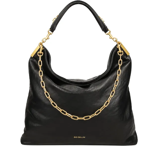 Gio Cellini BORSE Shopper borsa nera ecopelle vintage
