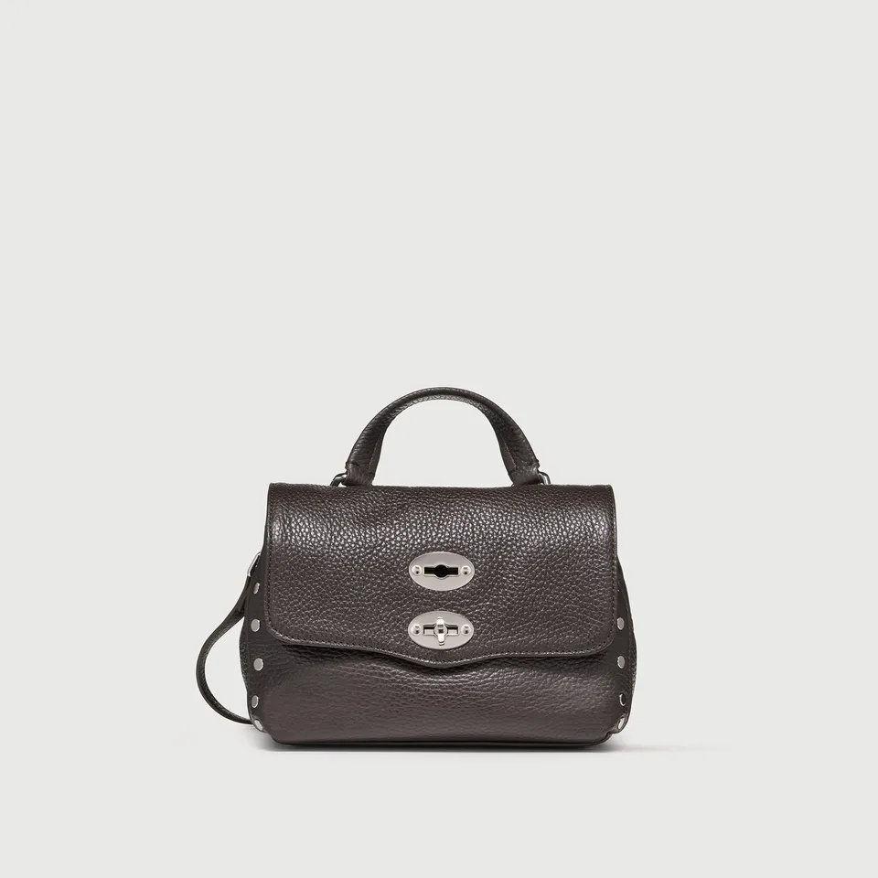 Zanellato Postina® Baby borsa marrone in pelle martellata