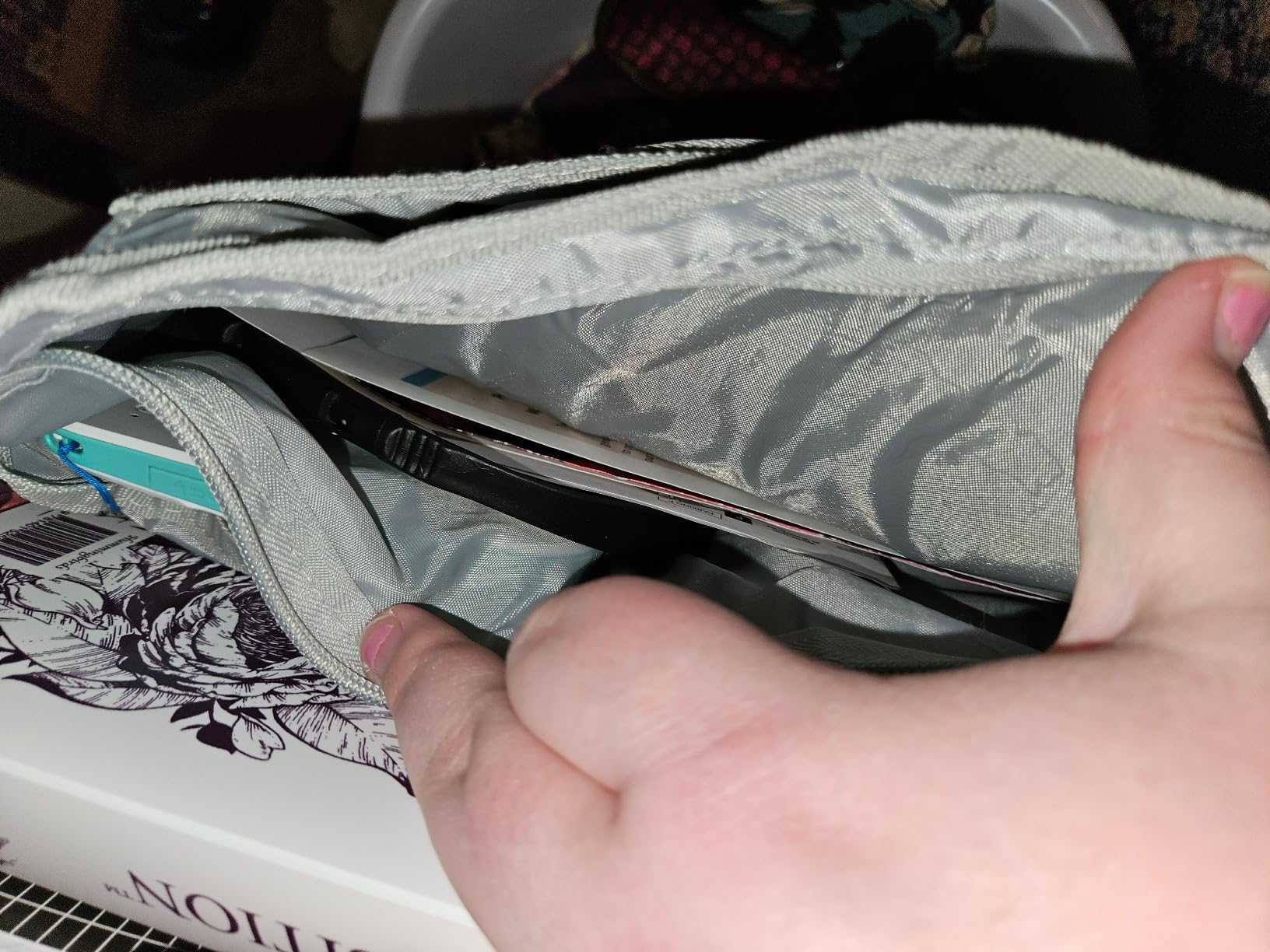 OIWAS Messenger Bags Borsa messenger laptop 15,6 pollici viola
