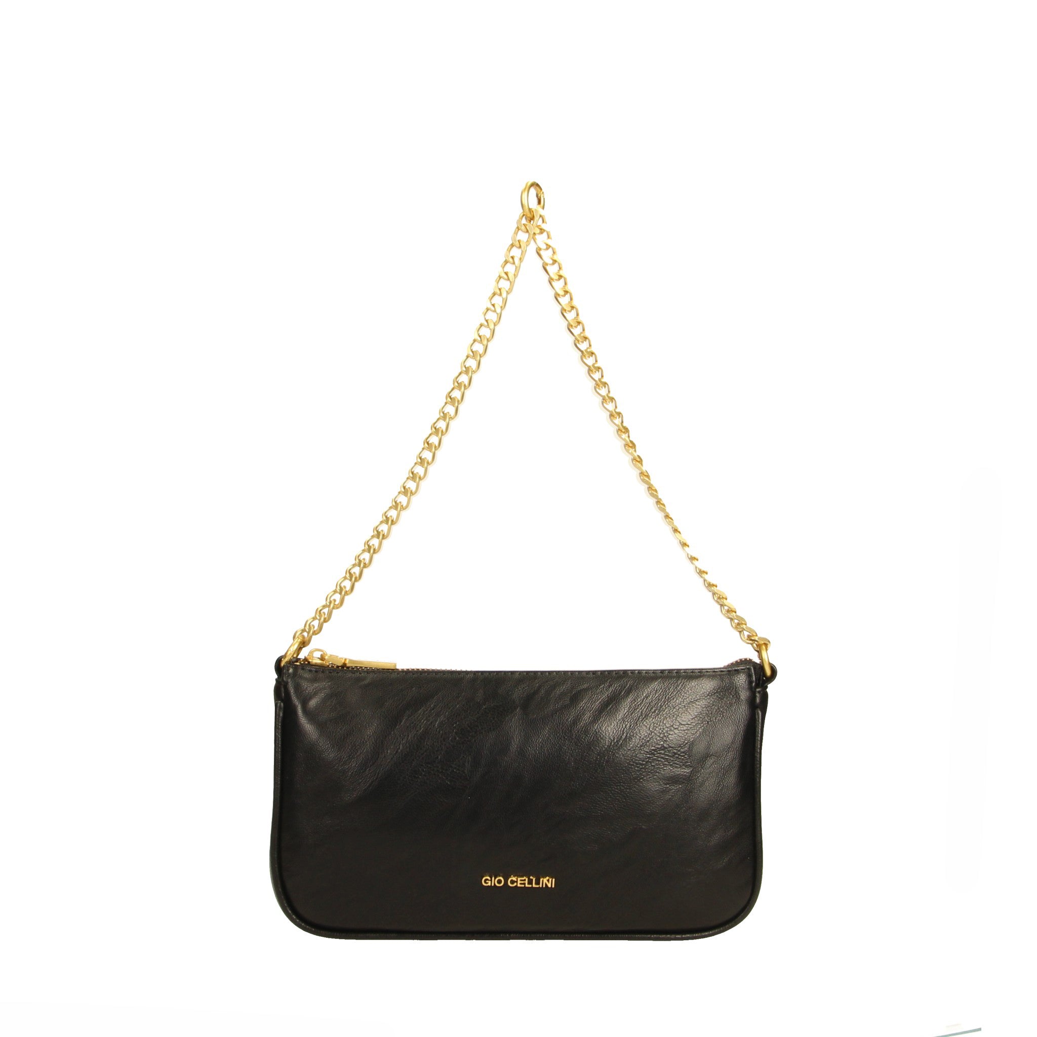 Gio Cellini BORSE pochette rossa in ecopelle con impunture 25x13x5