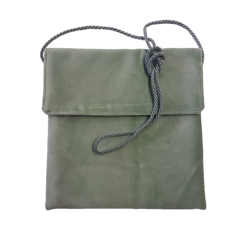 Borseggi Tibetane Postina 25×25 borsa a tracolla in velluto