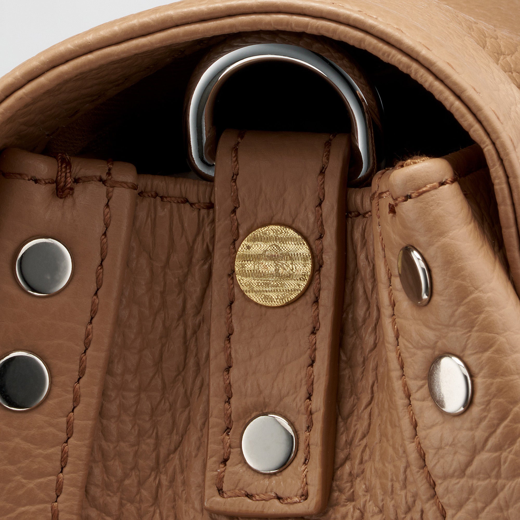 Zanellato Postina® BABY borsa a tracolla marrone Cantucci in pelle martellata