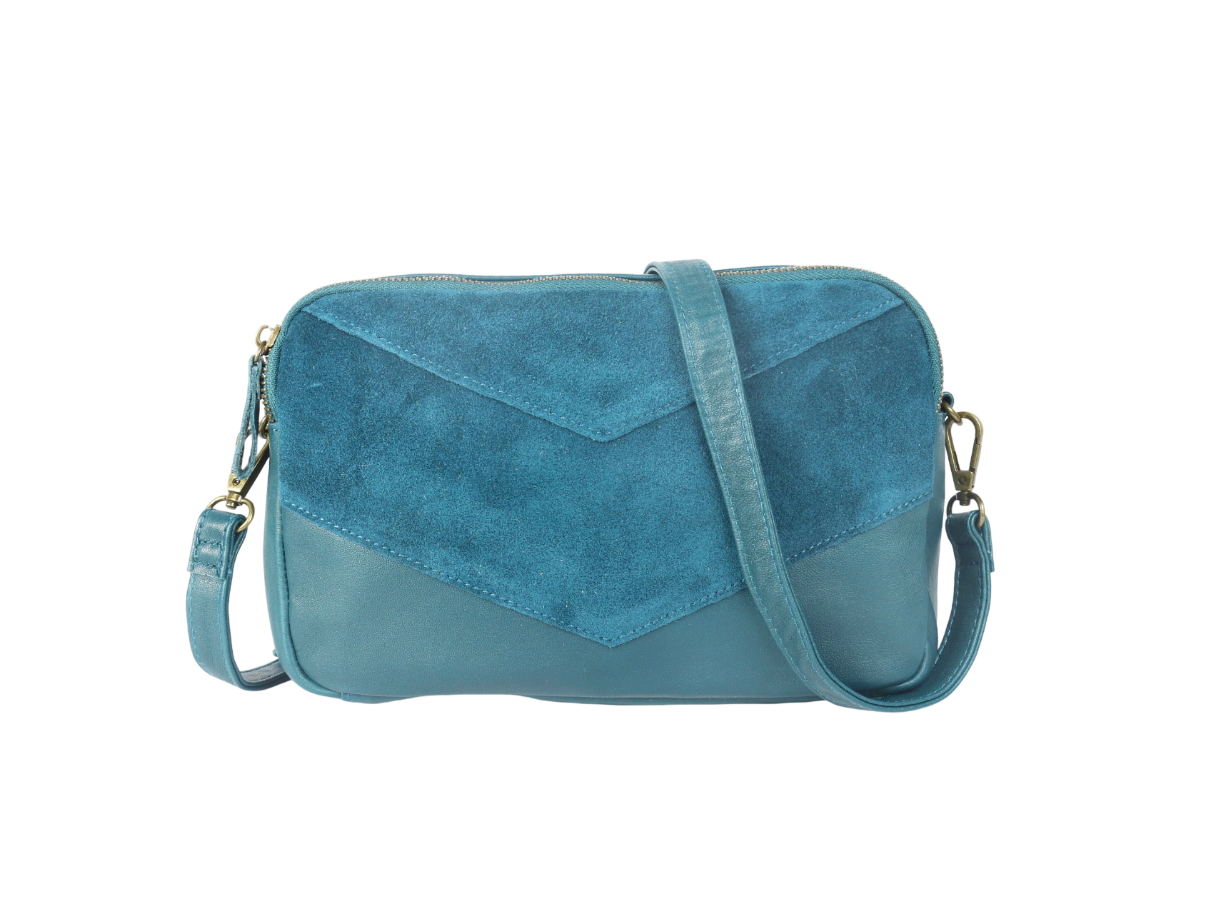 Crazy Lou Sac en cuir sac bandoulière en cuir d’agneau 7407 borsa tracolla