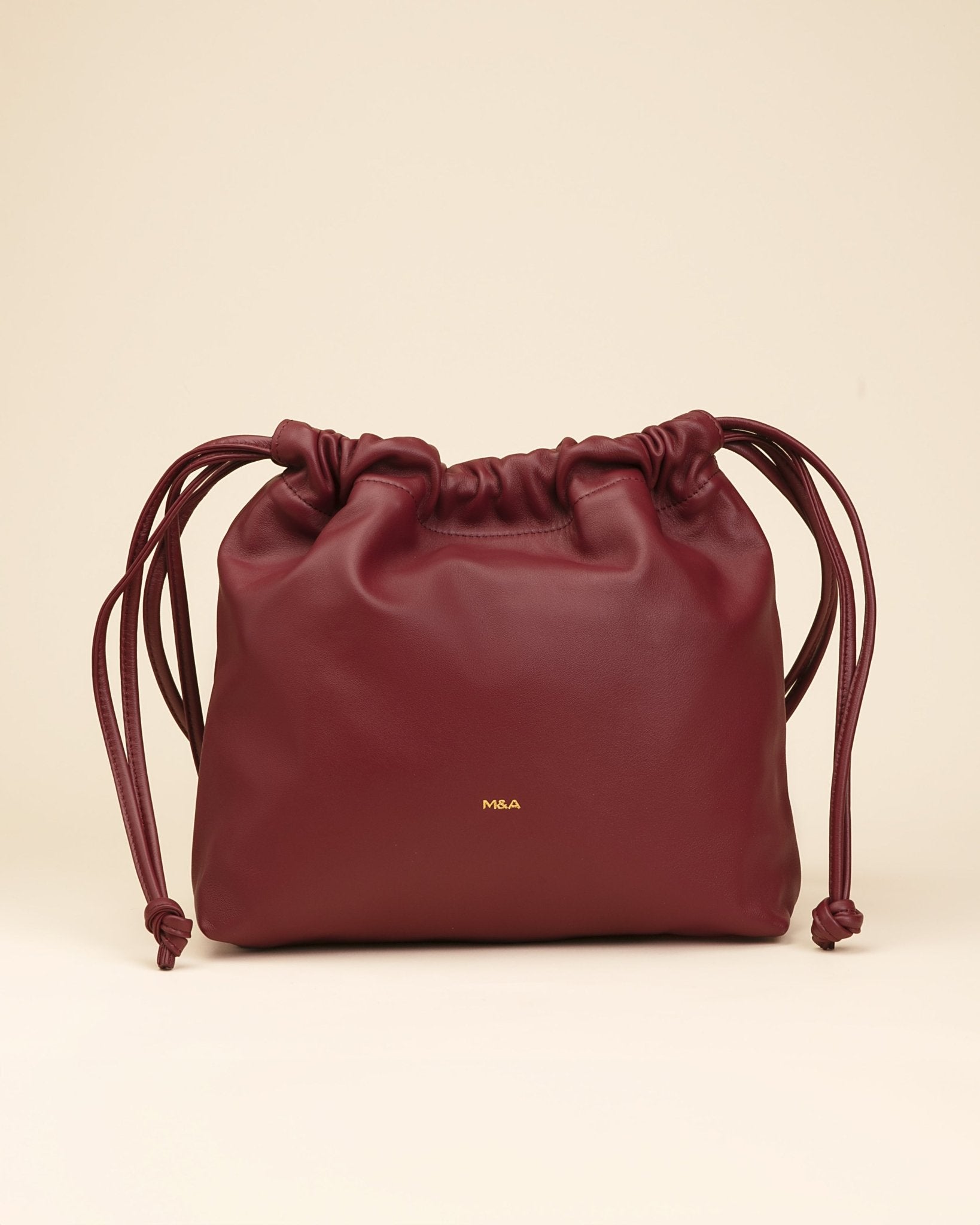 Marks&Angels Mini Sabri Cremisi borsa a spalla in pelle