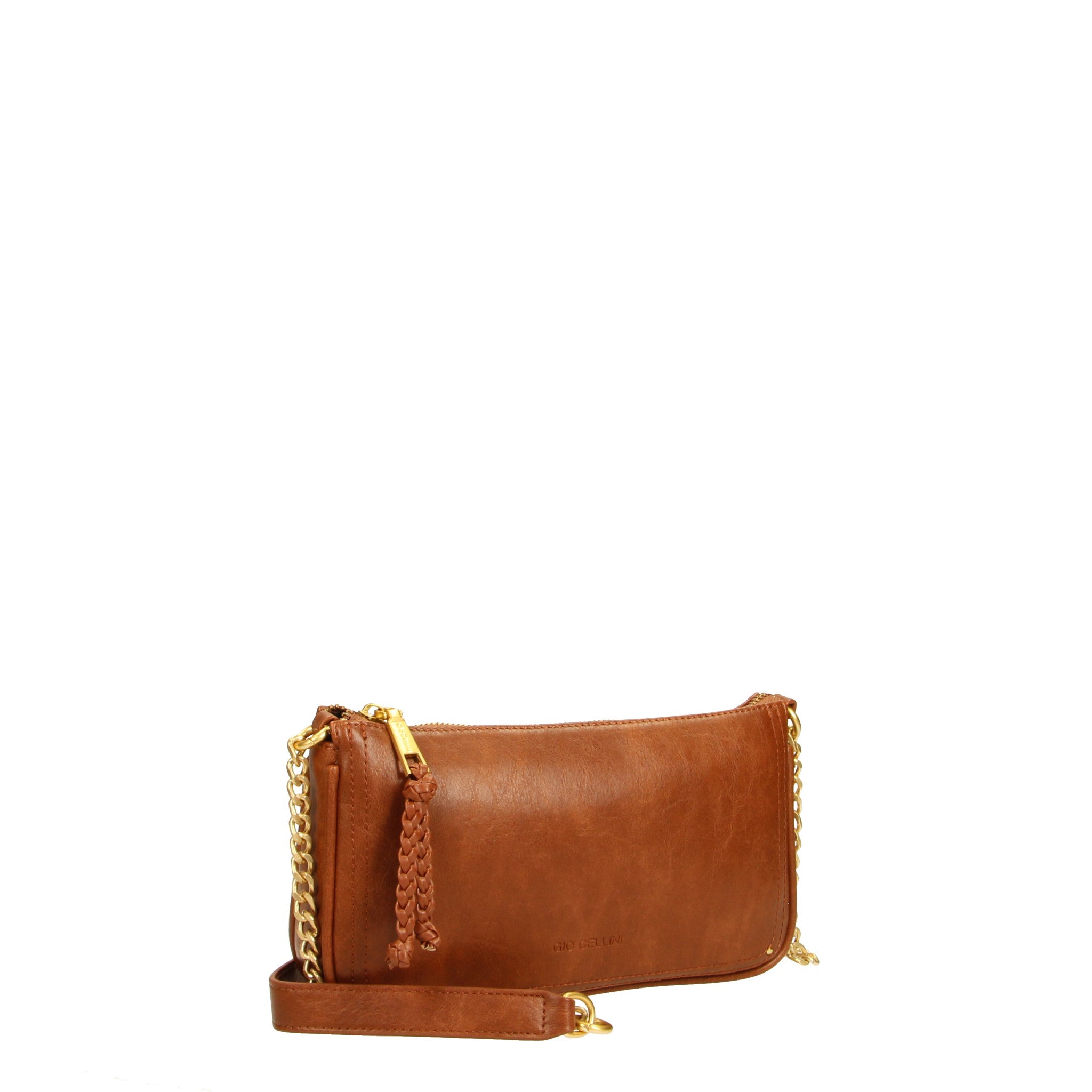 Gio Cellini Borse Pochette Camel ecopelle liscia