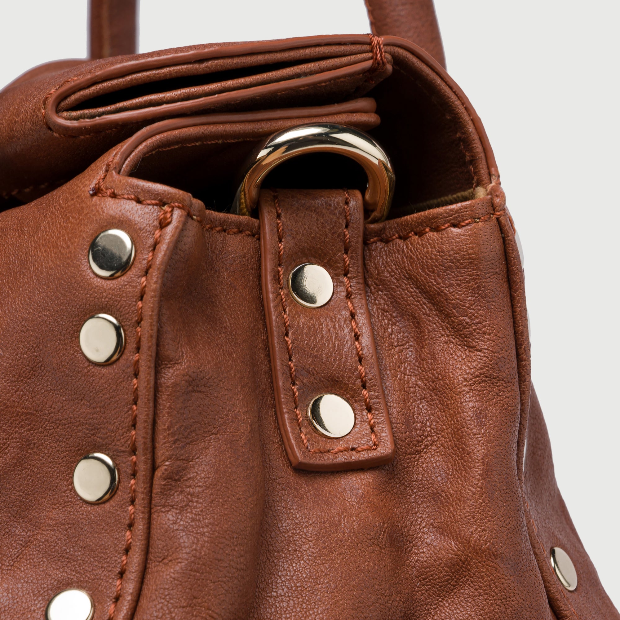 Zanellato Dotta® BABY borsa marrone pelle stropicciata