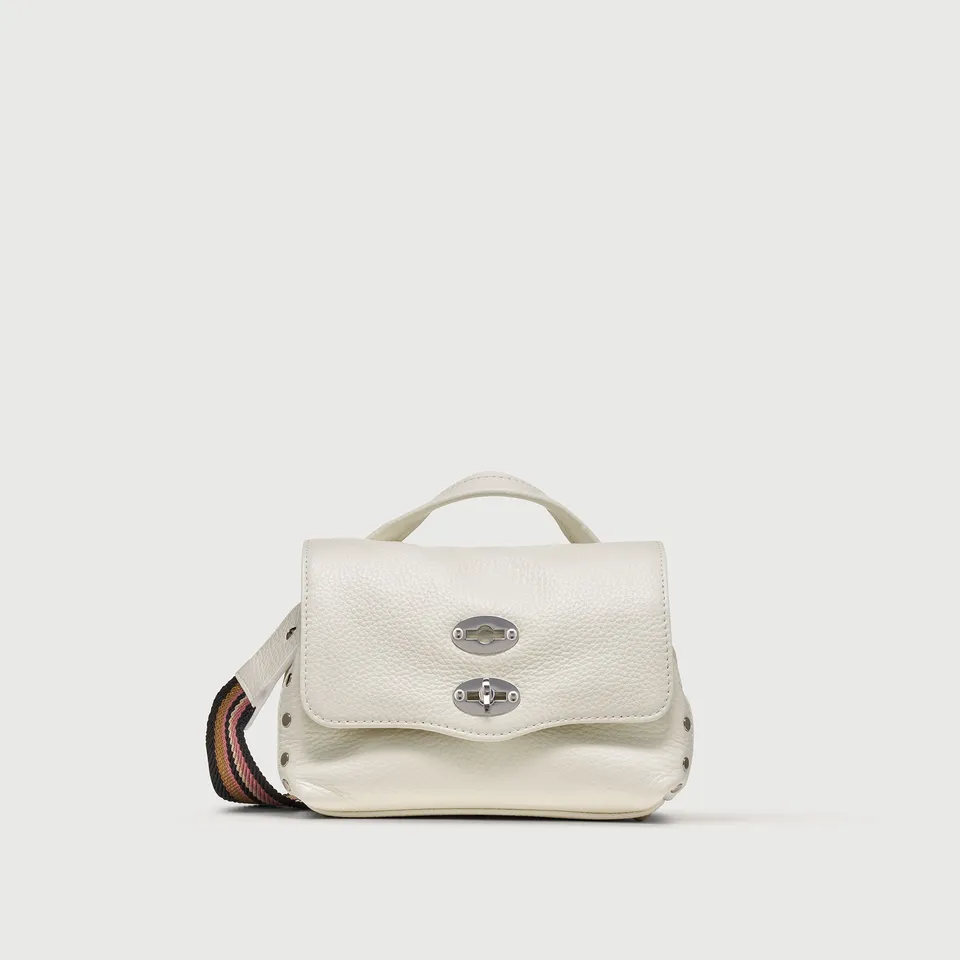 Zanellato Postina® BABY borsa bianca pelle martellata