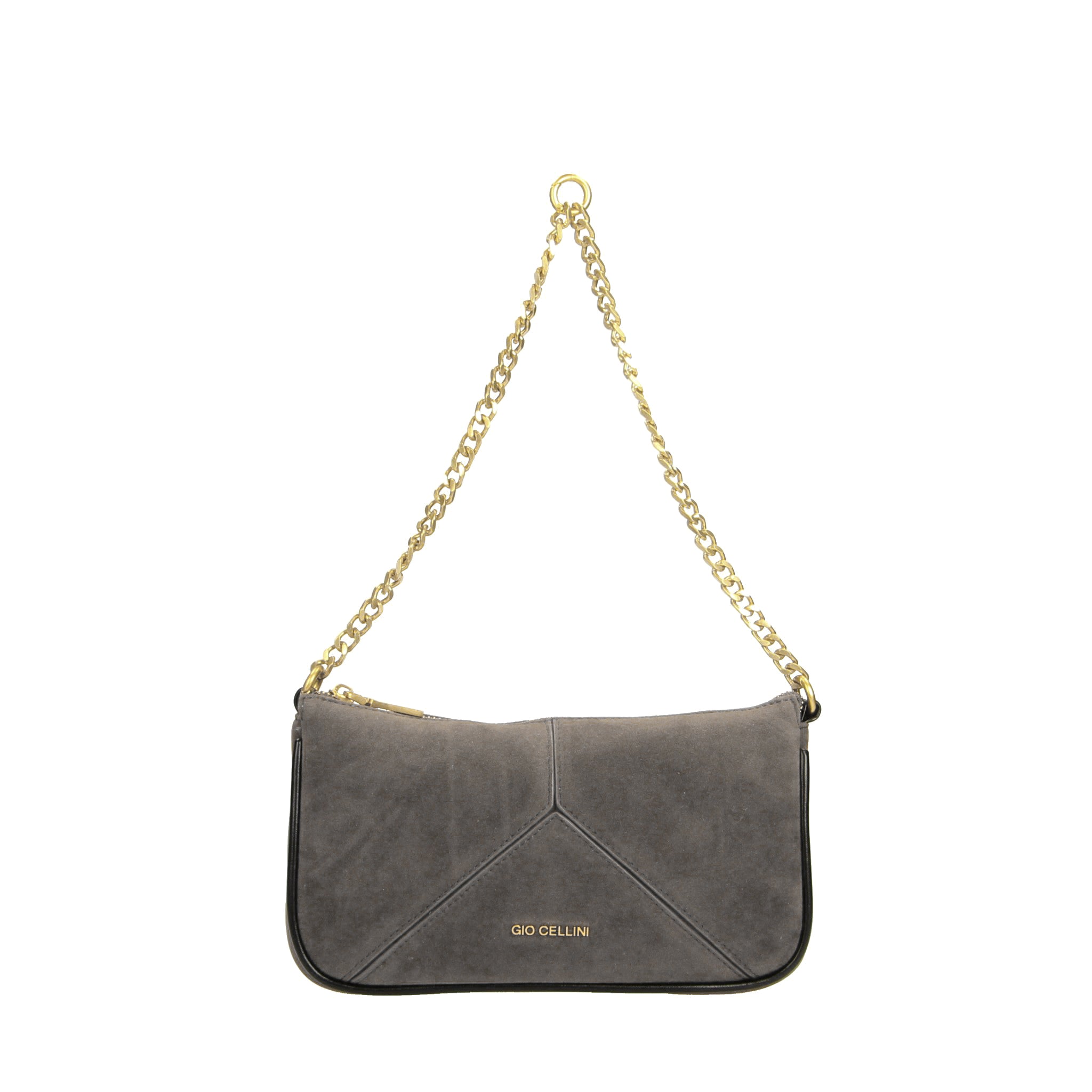 Gio Cellini BORSE Pochette camel in eco-camoscio