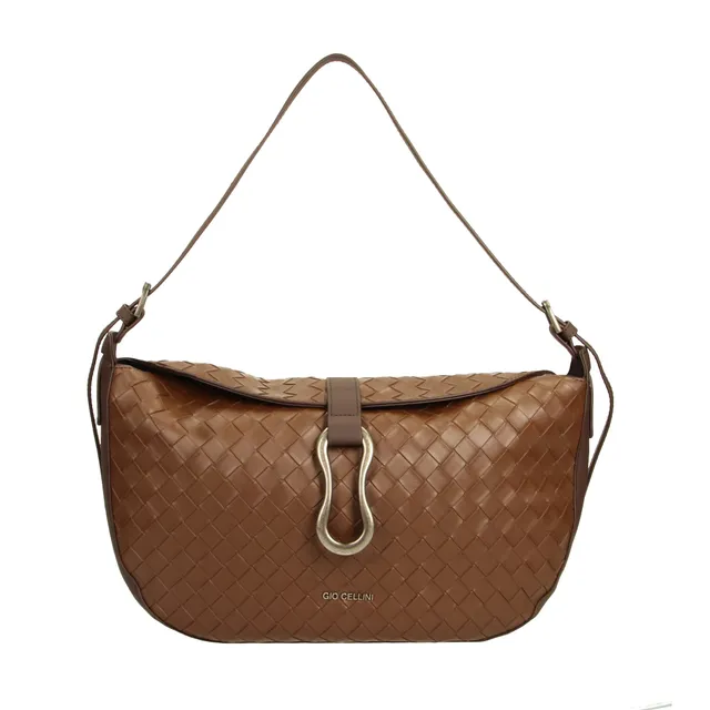 Gio Cellini MAXI BAG GIO CELLINI borsa testa di moro intrecciata