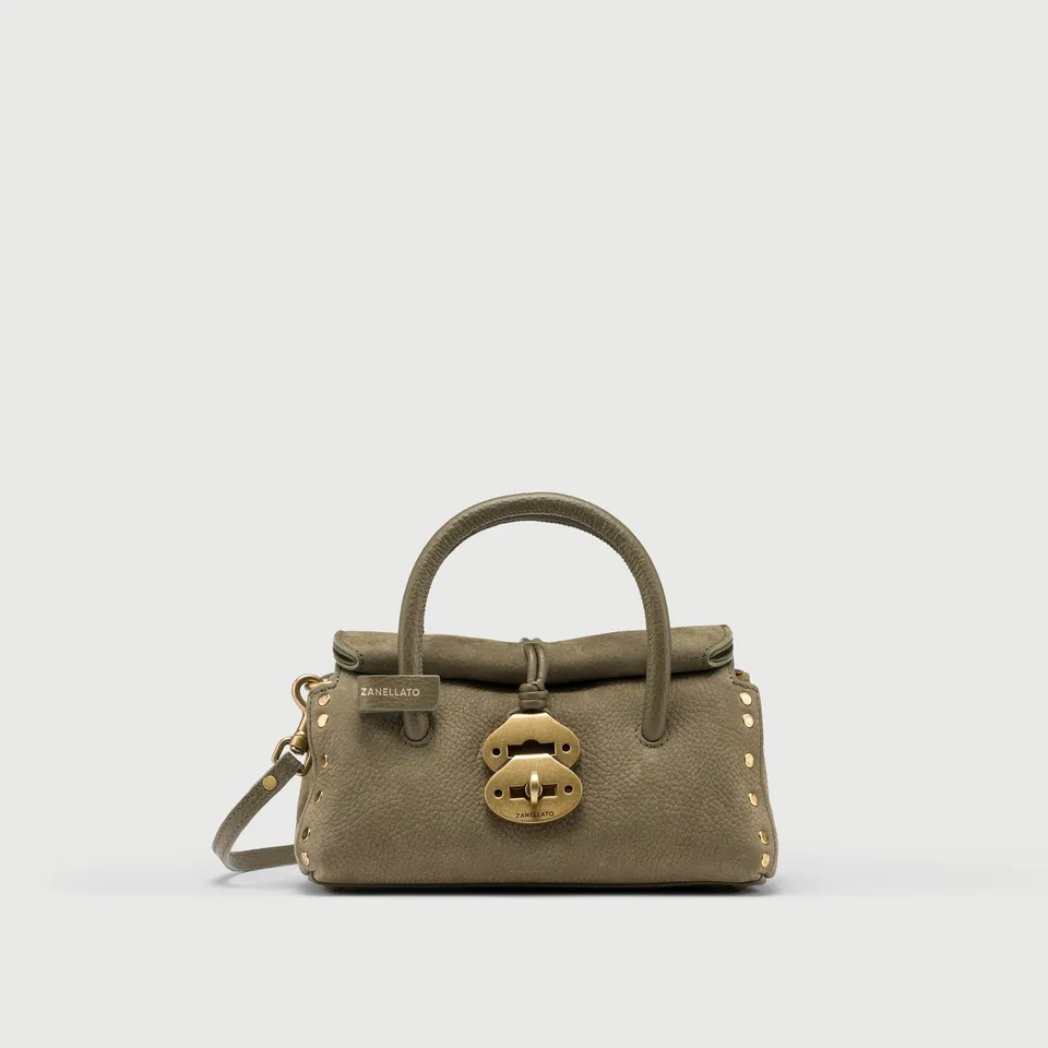Zanellato Dotta® Baby borsa verde in nabuk