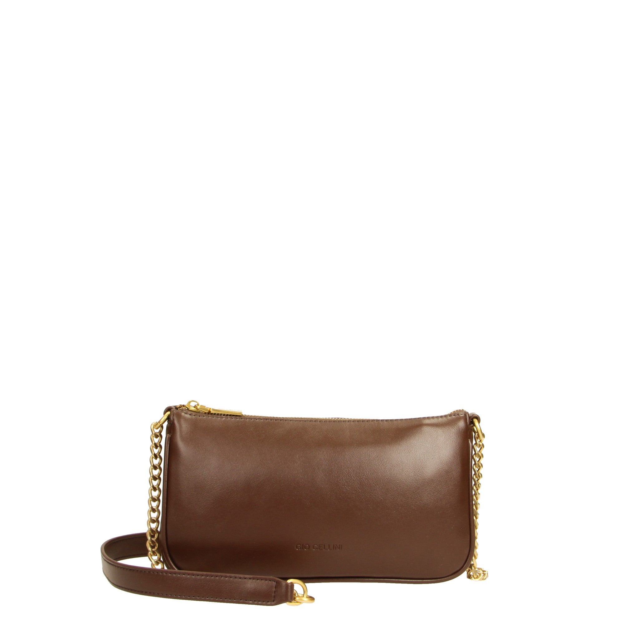 Gio Cellini BORSE pochette testa di moro in ecopelle liscia 25x13x5
