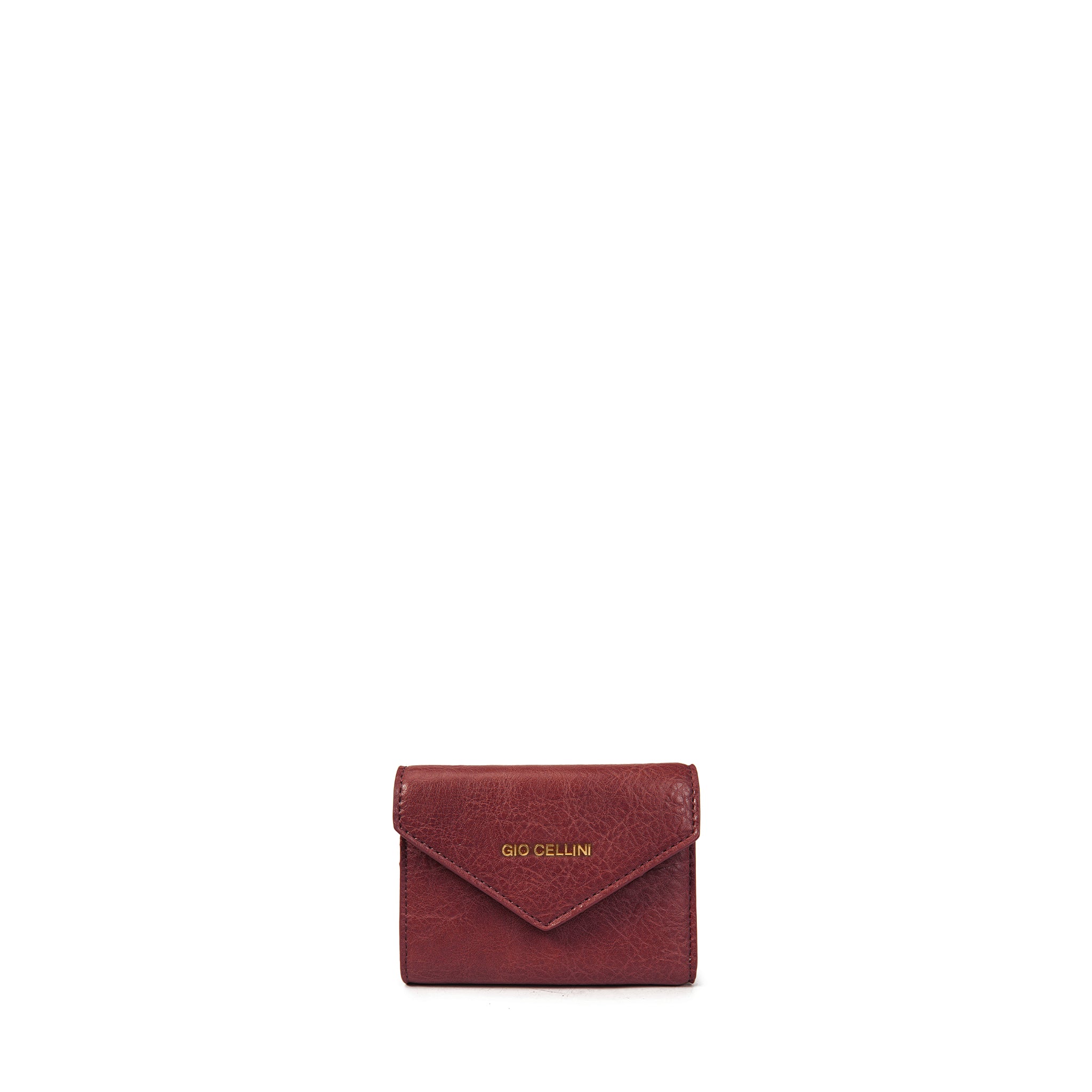 Gio Cellini PORTAFOLGLI Mini portafoglio vintage bordeaux 12x10